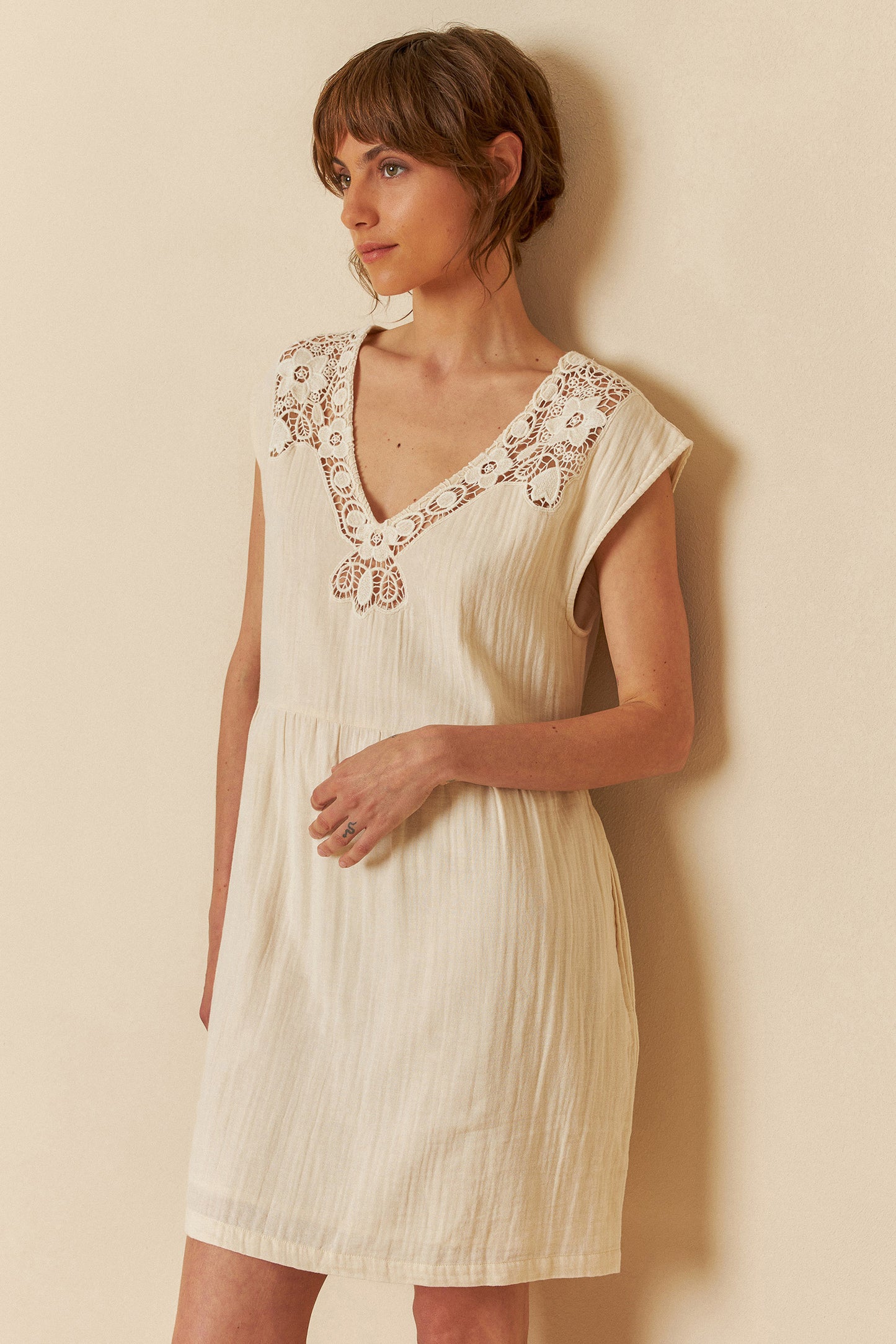 DOUBLE GAUZE DRESS