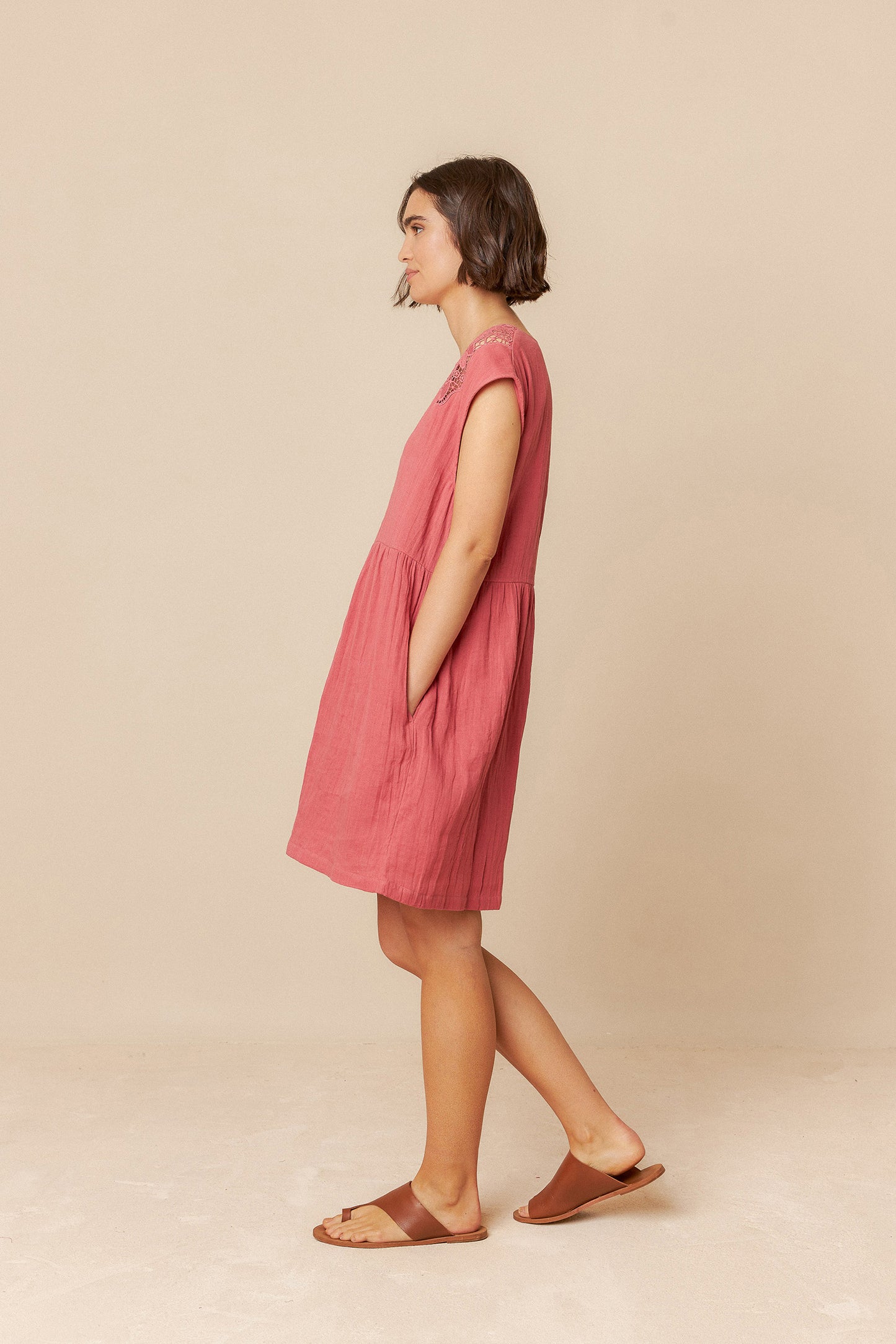 DOUBLE GAUZE DRESS