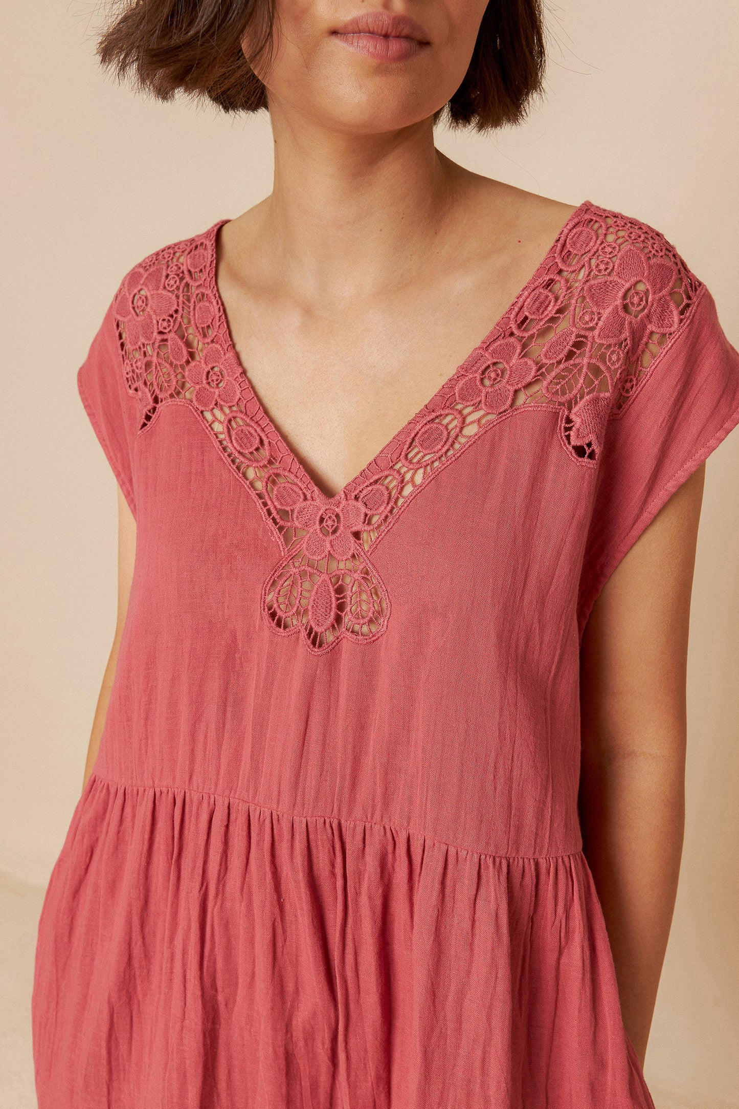 DOUBLE GAUZE DRESS
