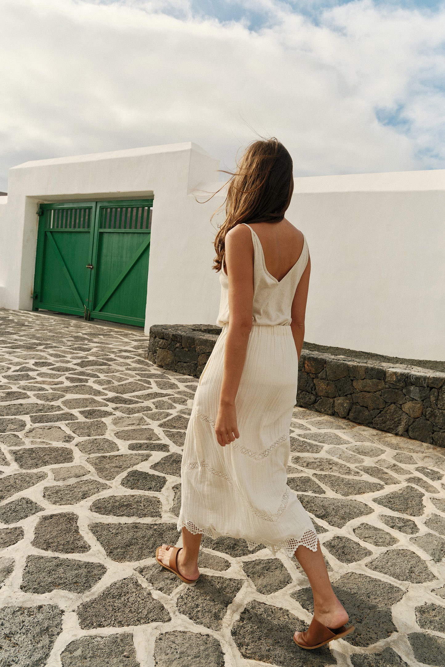 DOUBLE GAUZE SKIRT