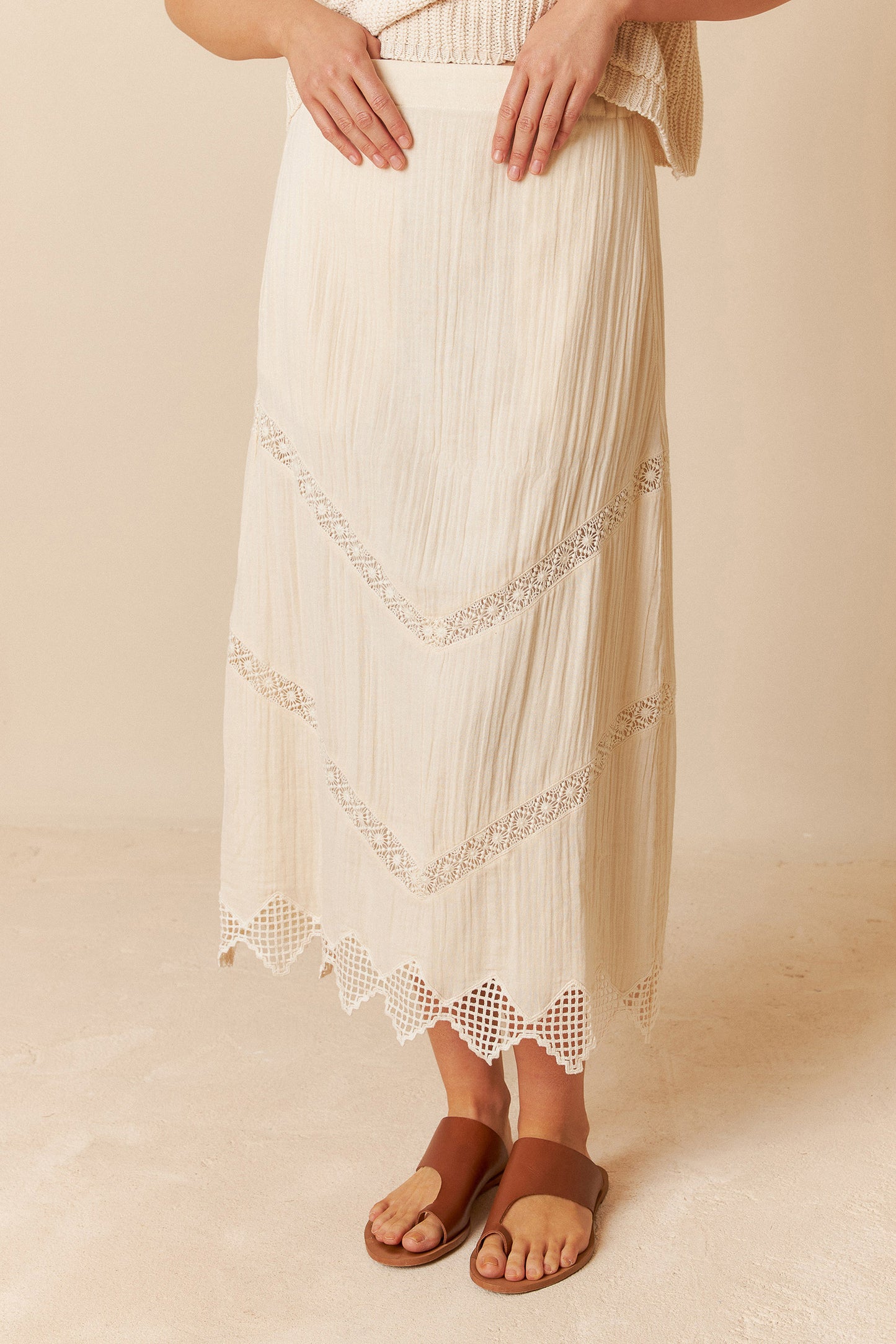 DOUBLE GAUZE SKIRT