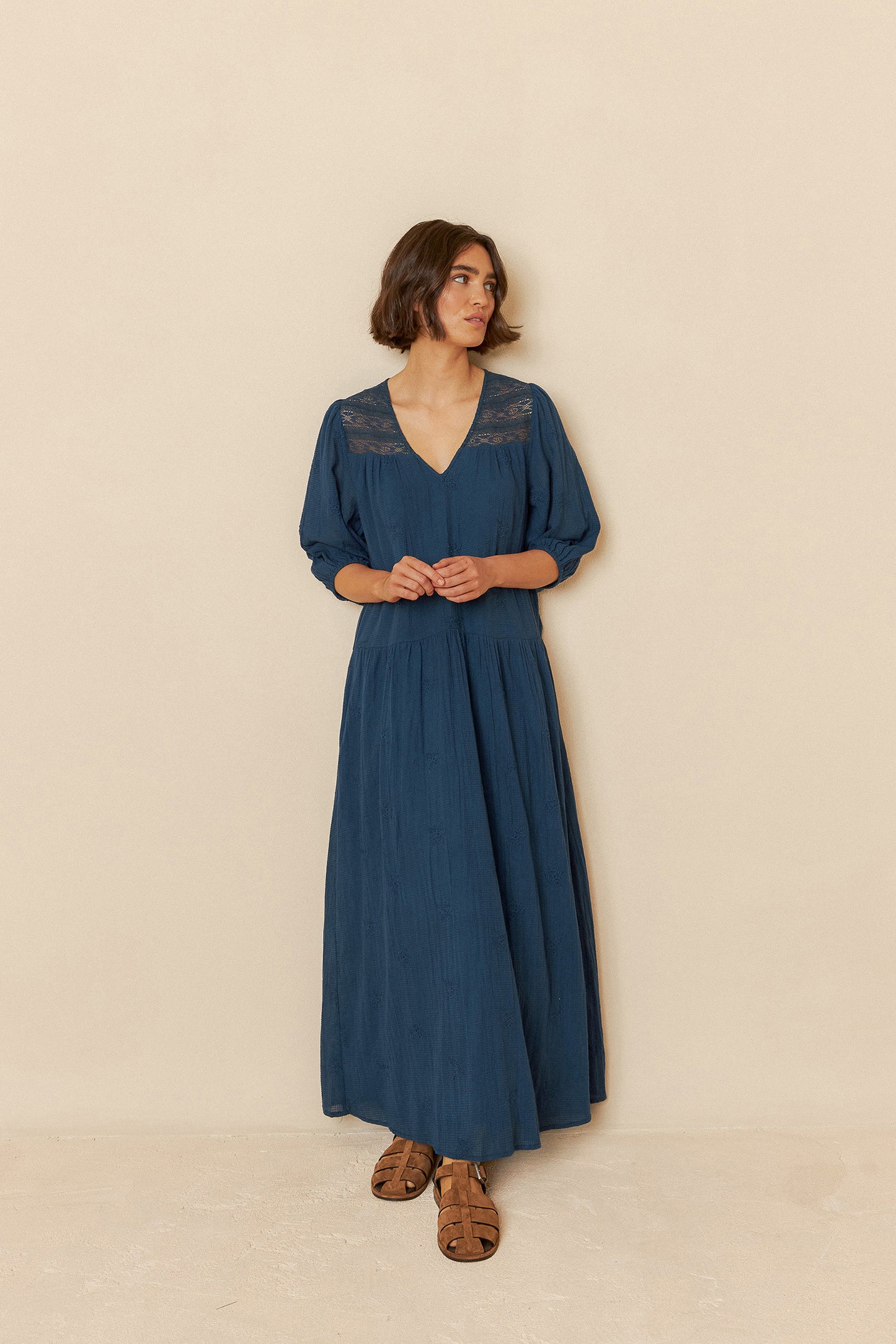 BALLOON SLEEVE DRESS