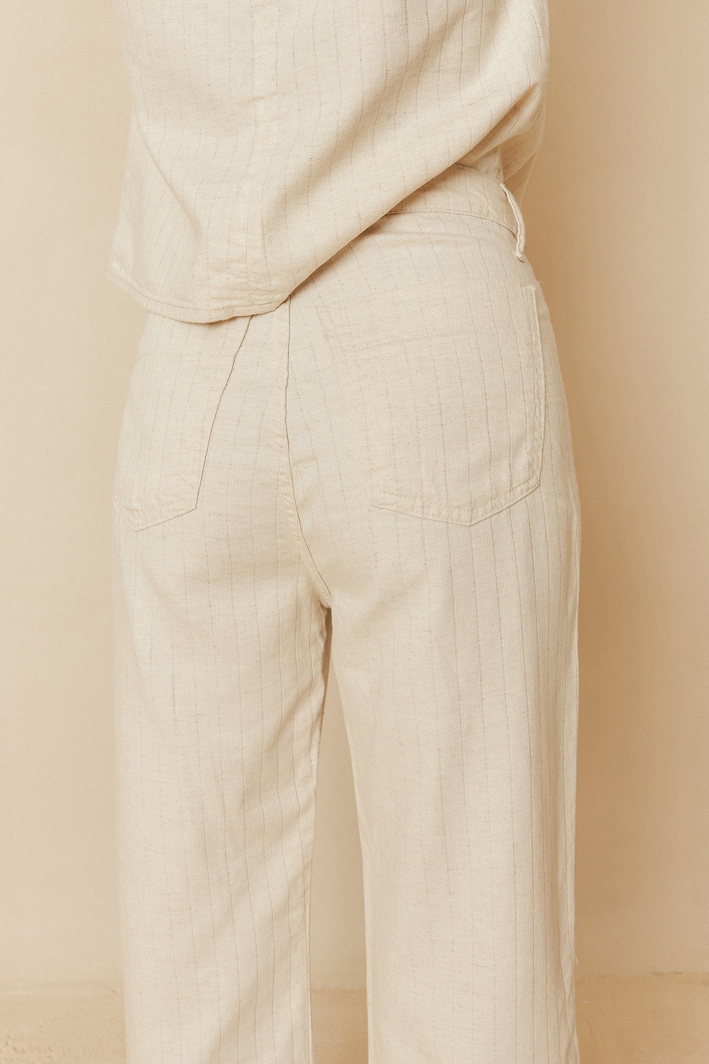 PINSTRIPE TWILL PANTS