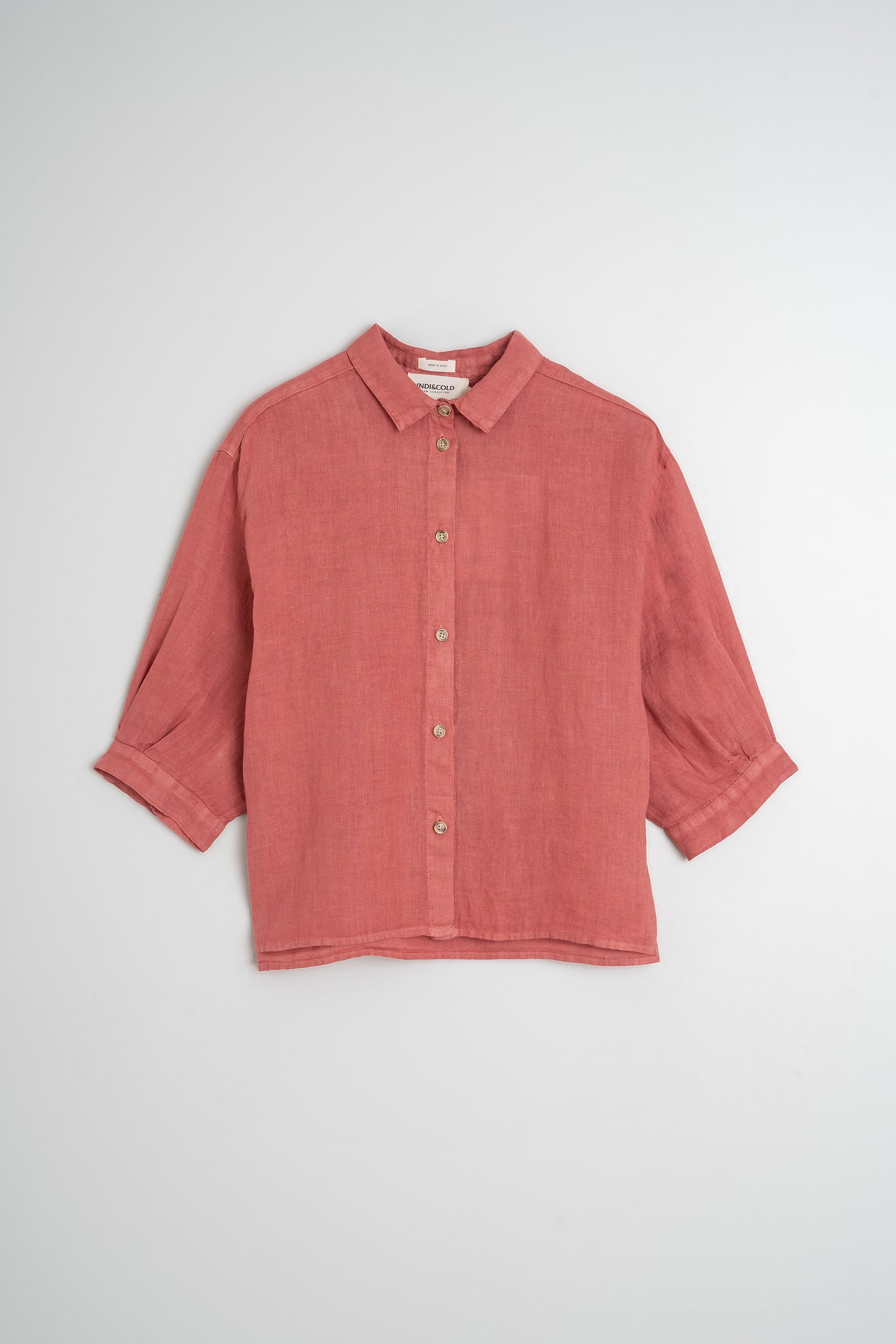 LINEN BOX-CUT SHIRT