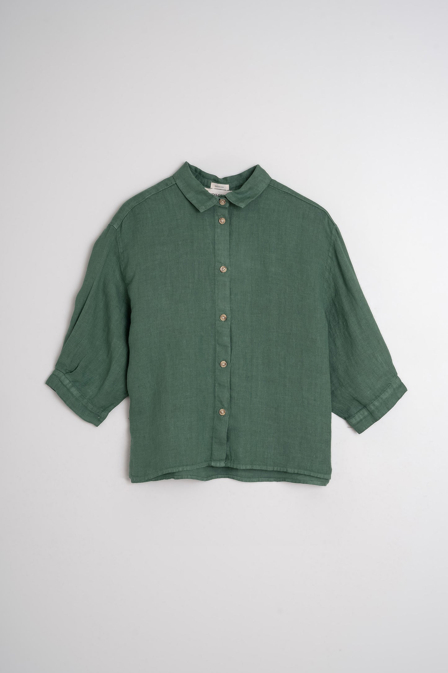 LINEN BOX-CUT SHIRT