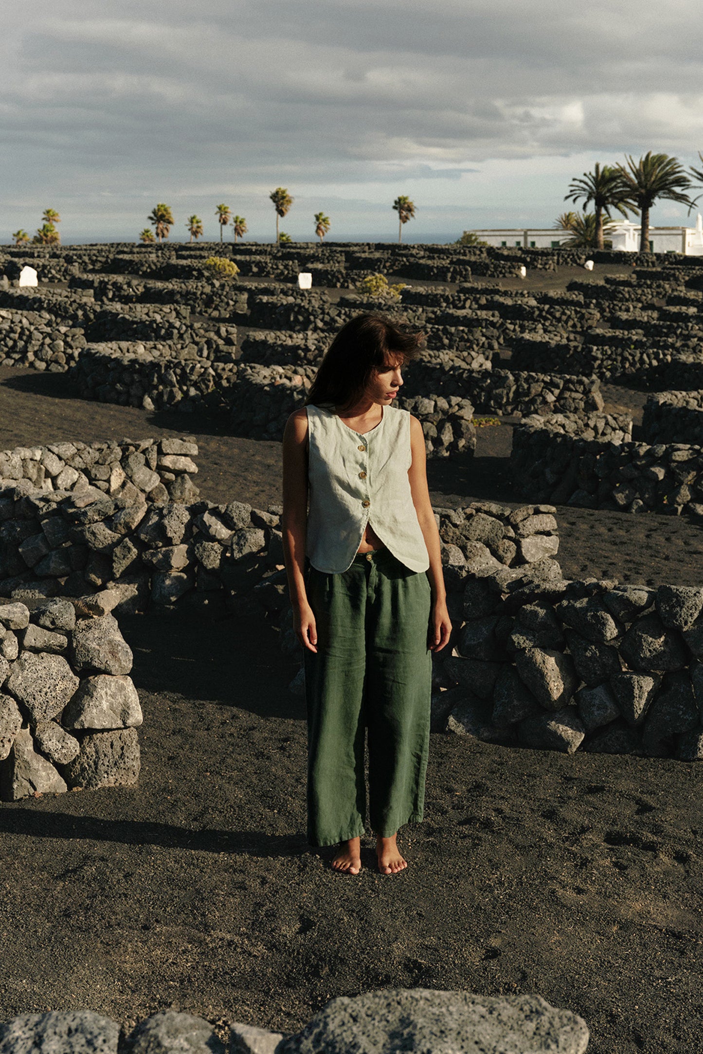 LINEN JARED PANTS