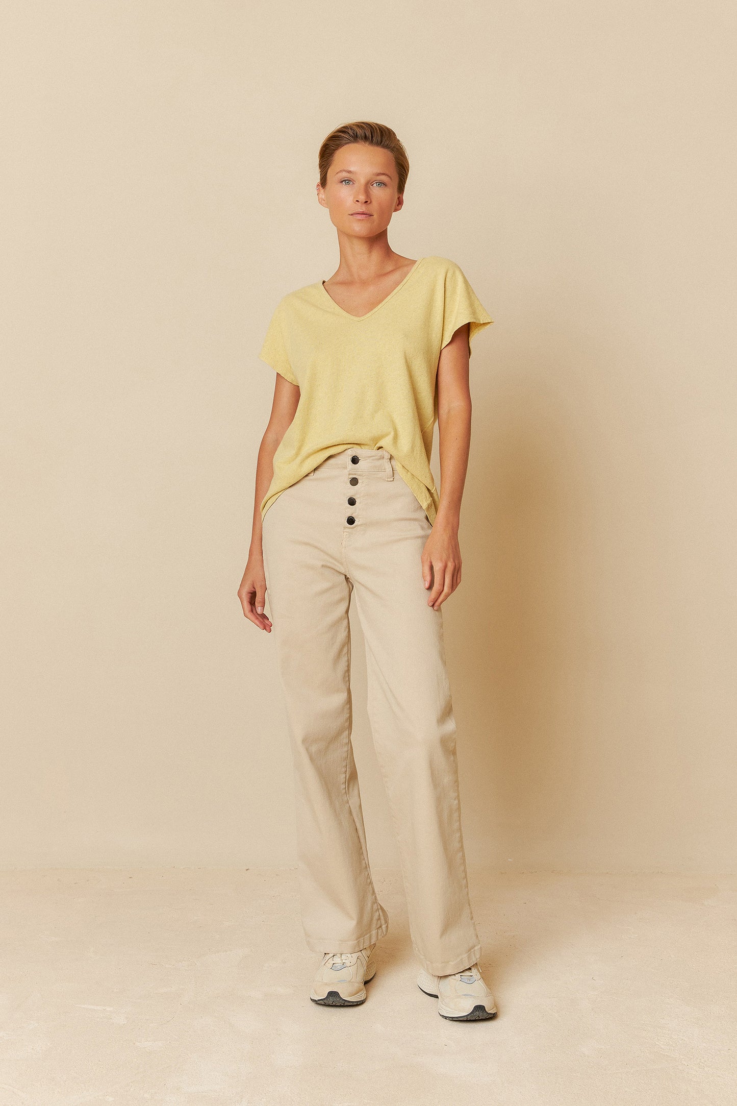 RUSTIC-EFFEC MELANGE T-SHIRT