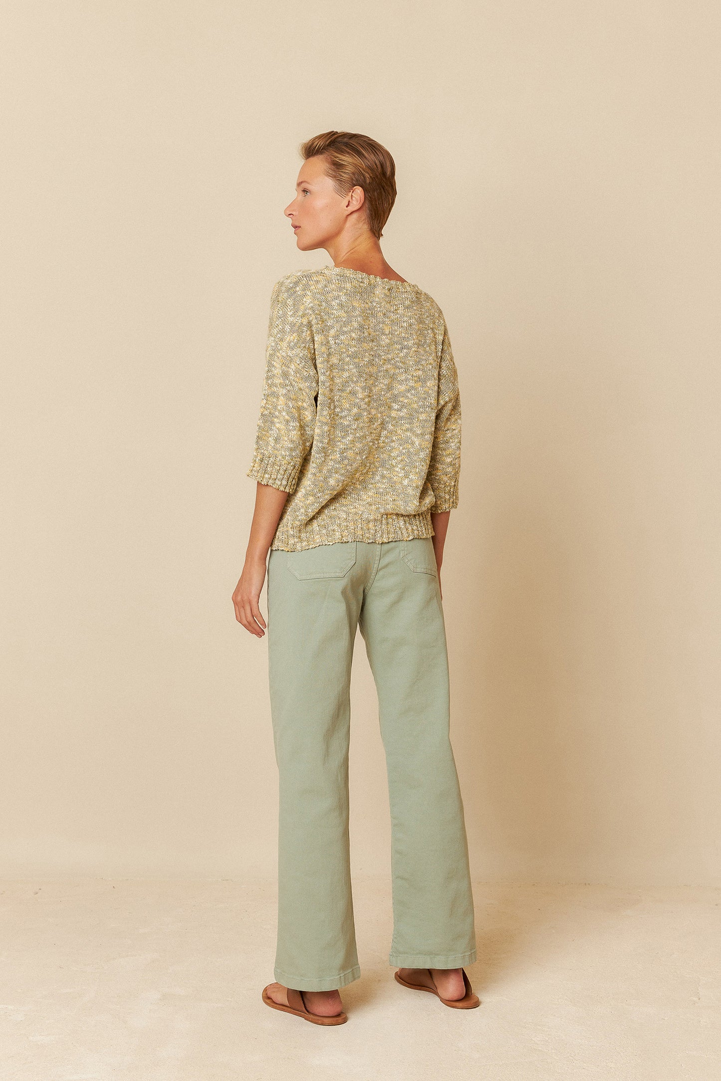 BOUCLE KNIT SWEATER