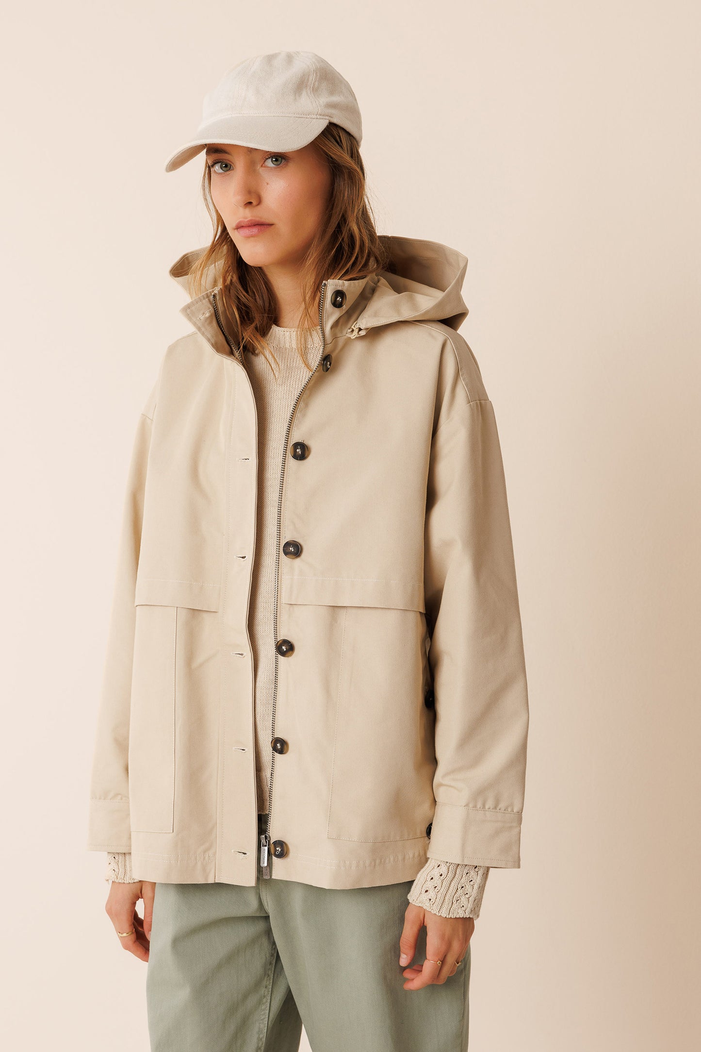 WATER REPELLENT TRENCH COAT
