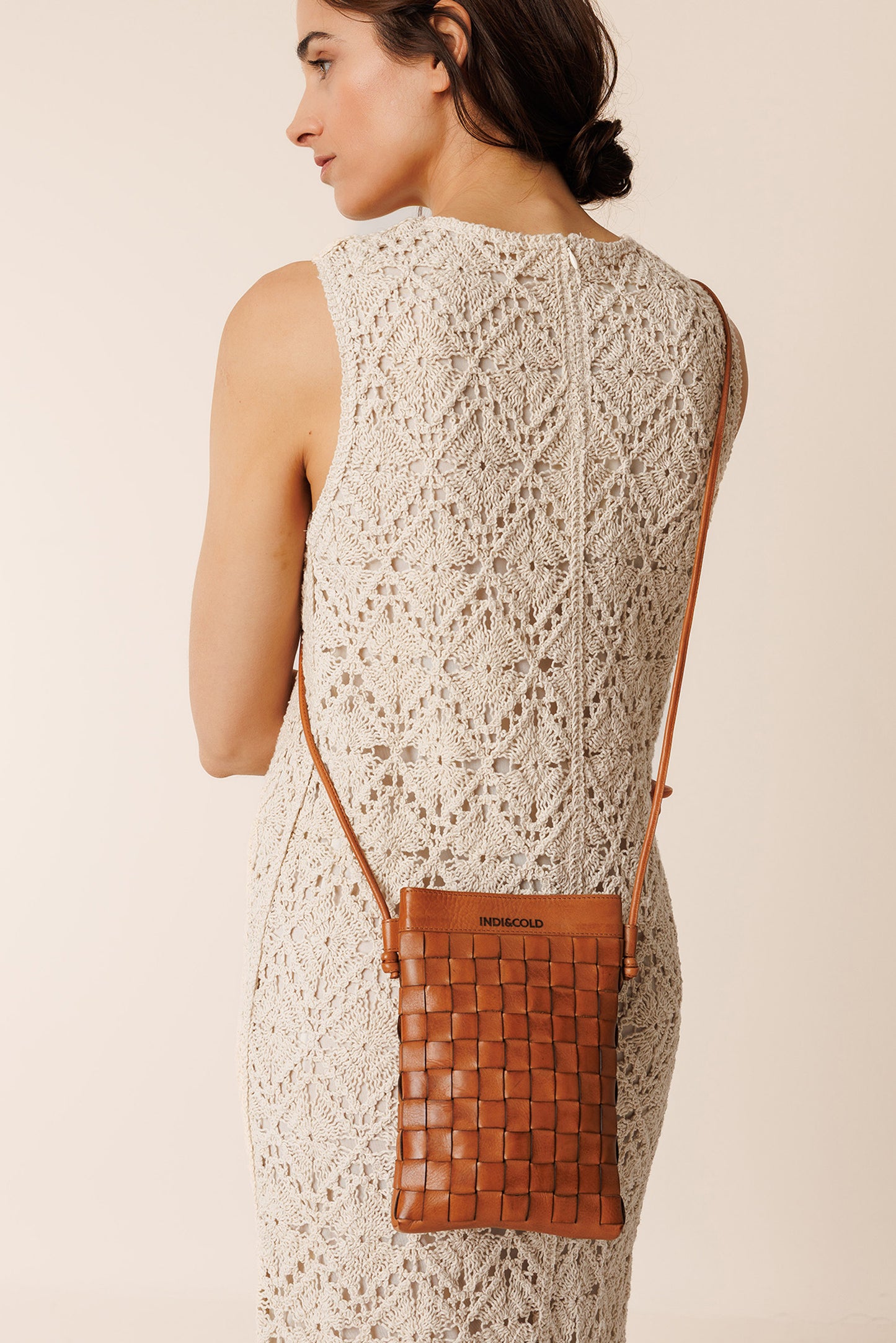 FLAT LEATHER BAG MINI