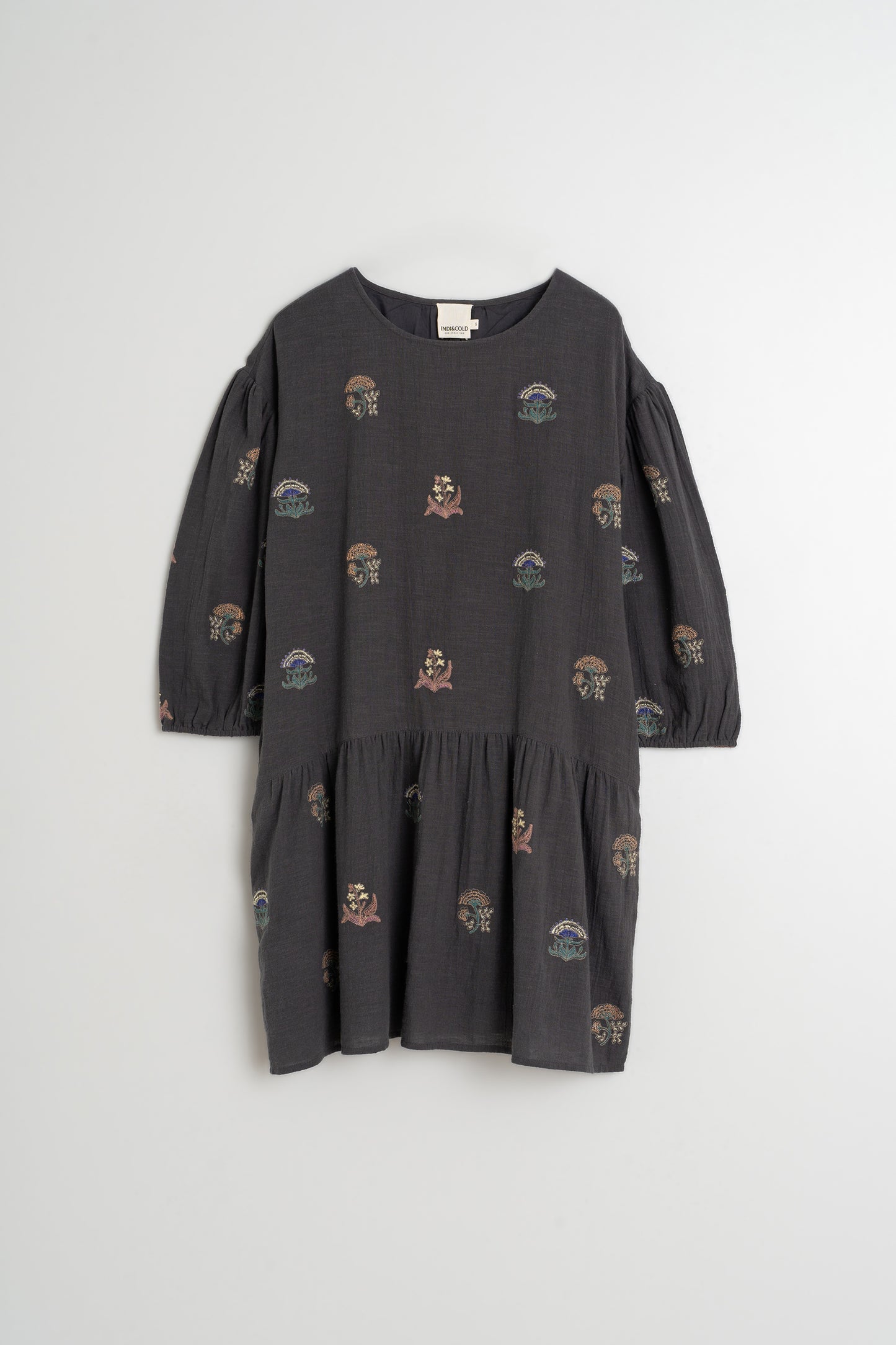MULTI-COLOR EMBROIDERED DRESS