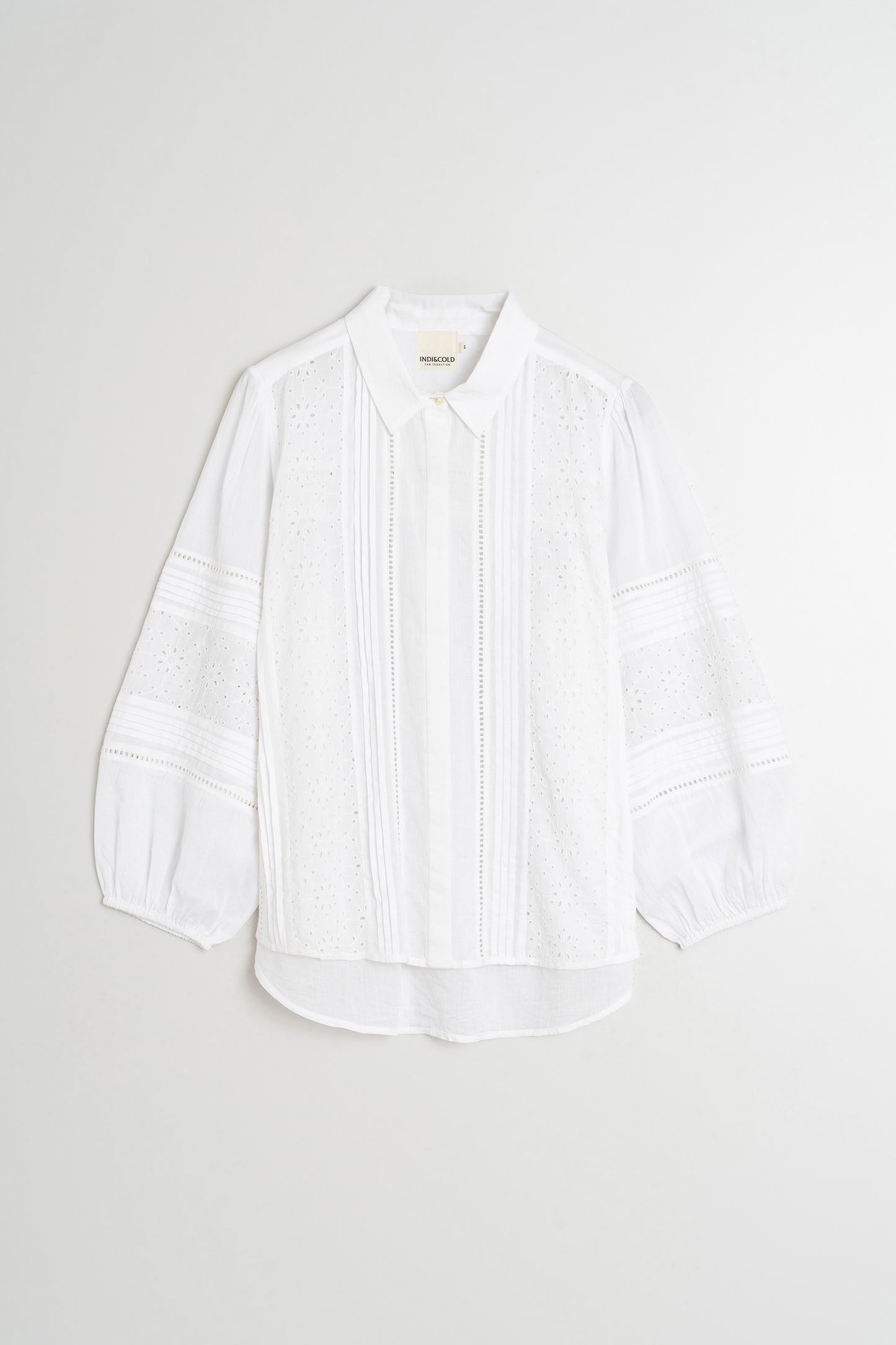 EMBROIDERED VOILE SHIRT