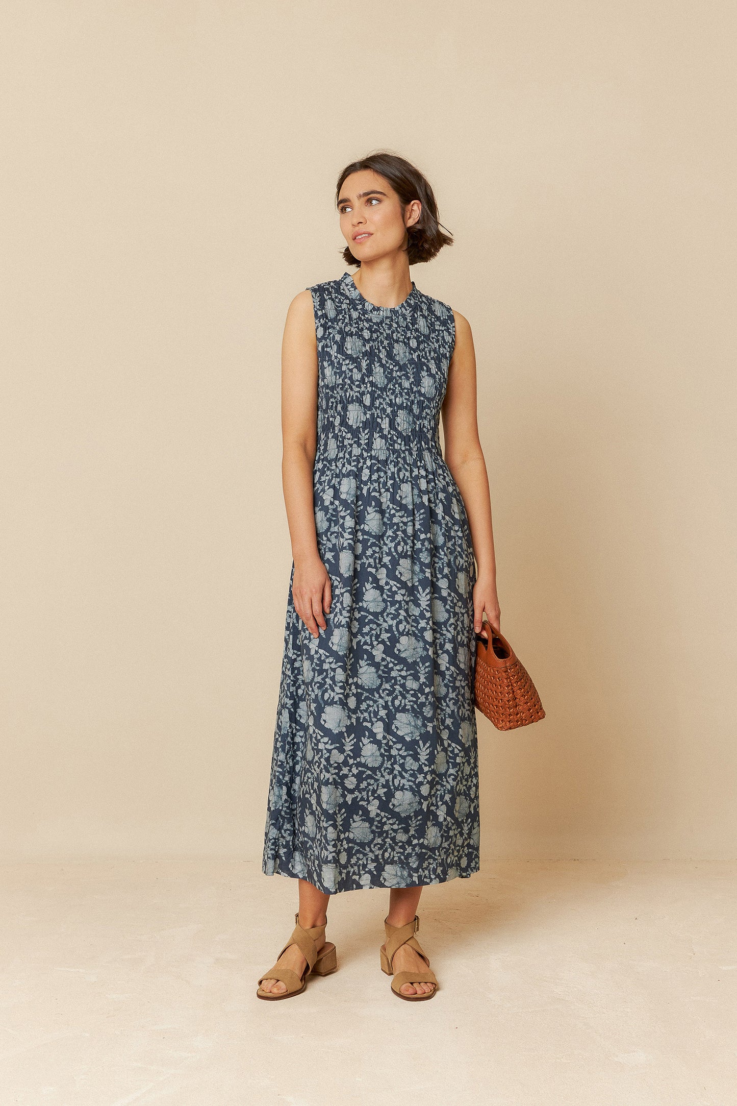 ELASTIC MAXI DRESS