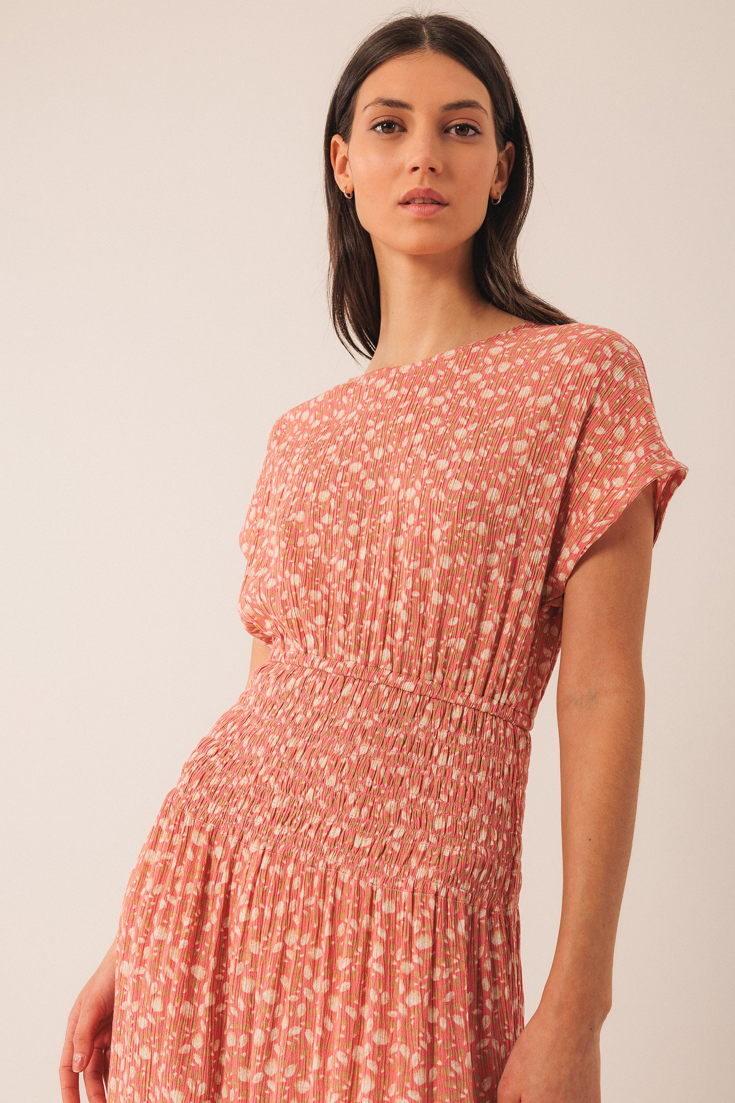 PETAL PRINT DRESS