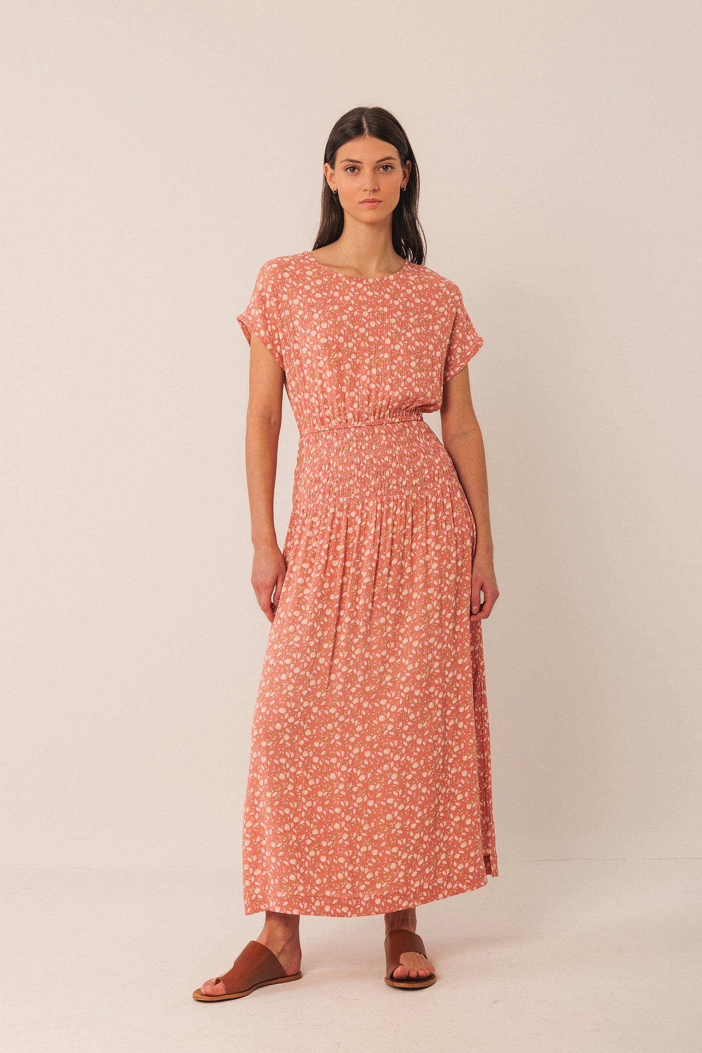 PETAL PRINT DRESS