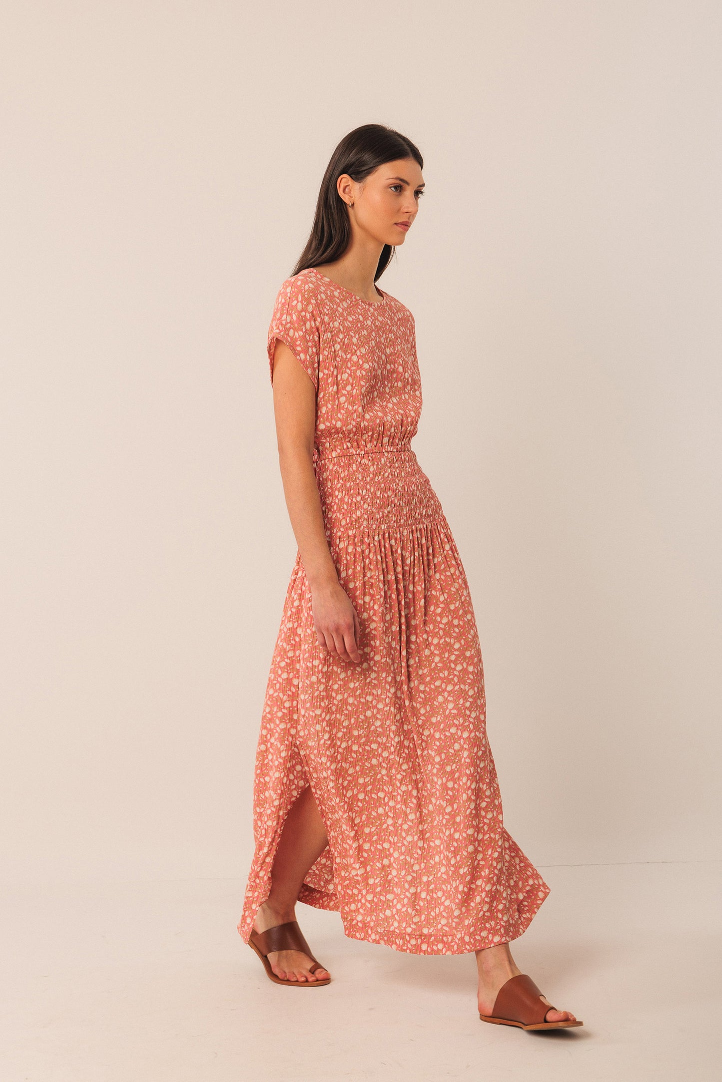 PETAL PRINT DRESS