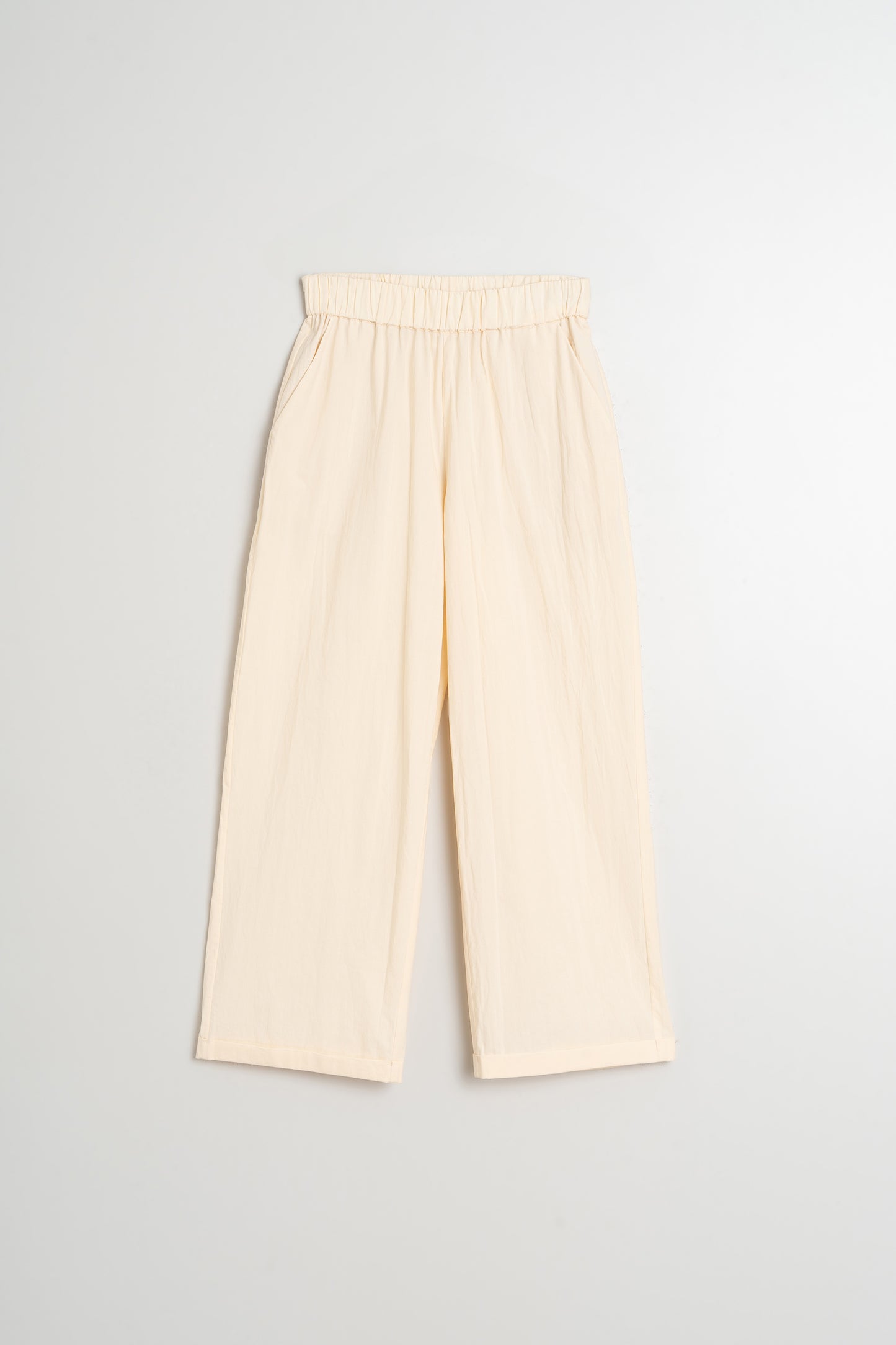 POPLIN CROP PANTS