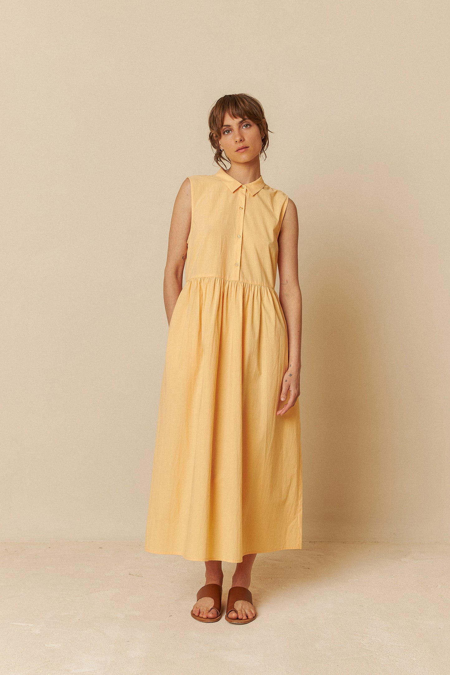 POPLIN SHIRT DRESS
