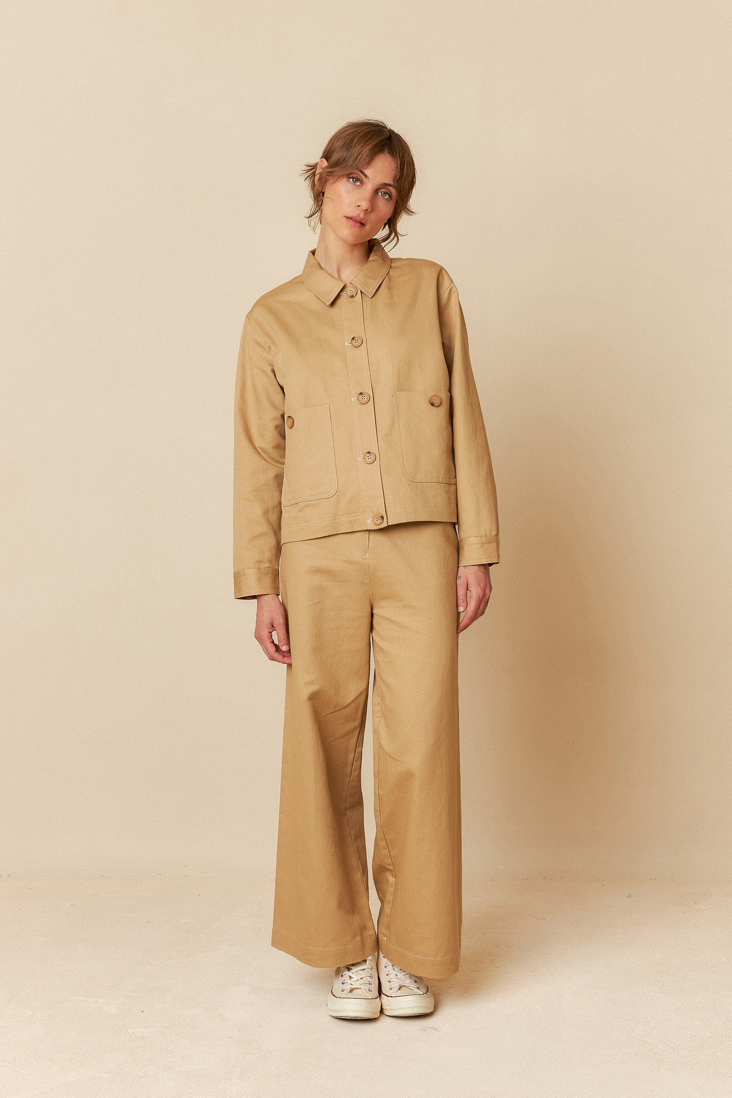 STRUCTURED TWILL JACKET
