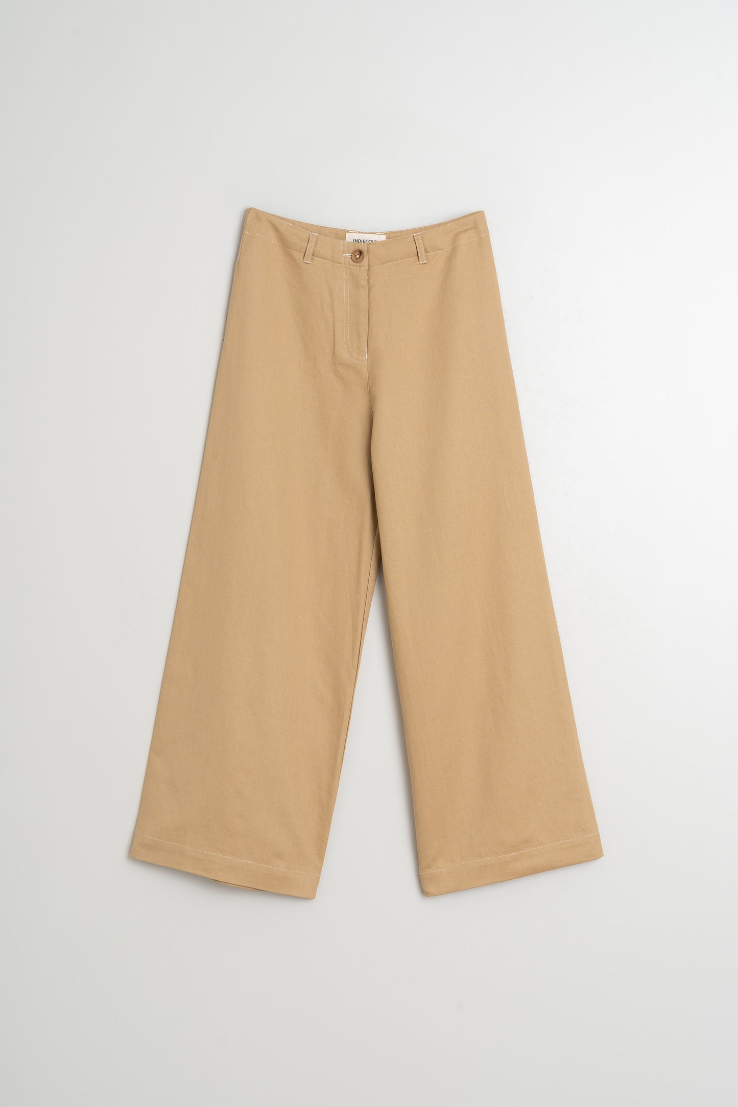 GABARDINE CROP TROUSERS