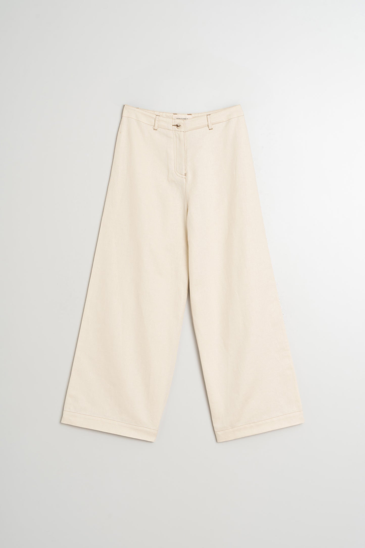 GABARDINE CROP TROUSERS