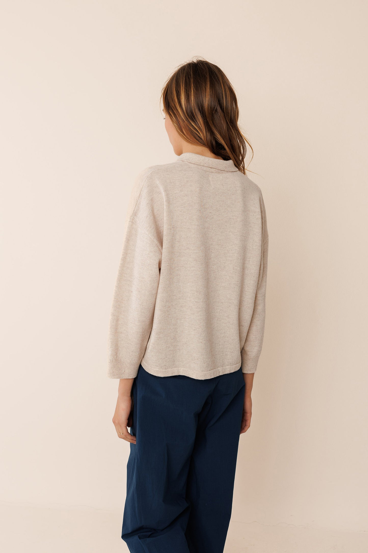 POLO COLLAR SWEATER