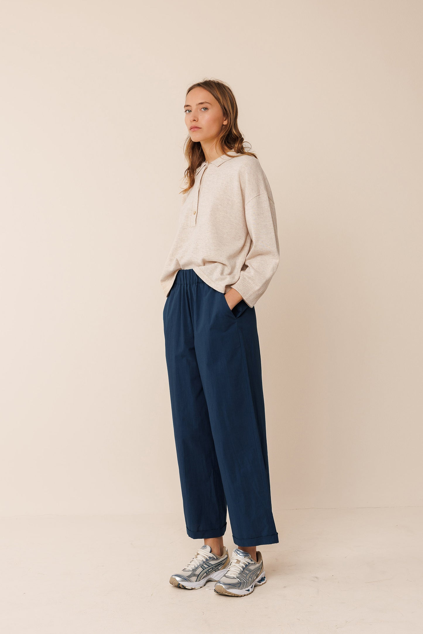 POLO COLLAR SWEATER