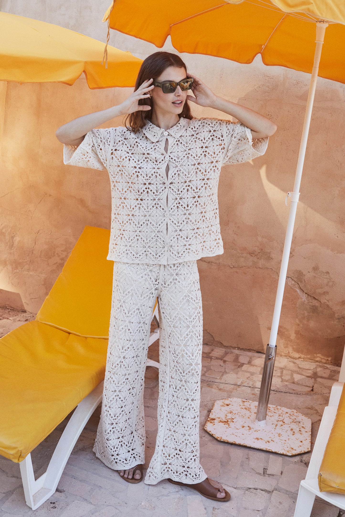CROCHET CULOTTE PANTS
