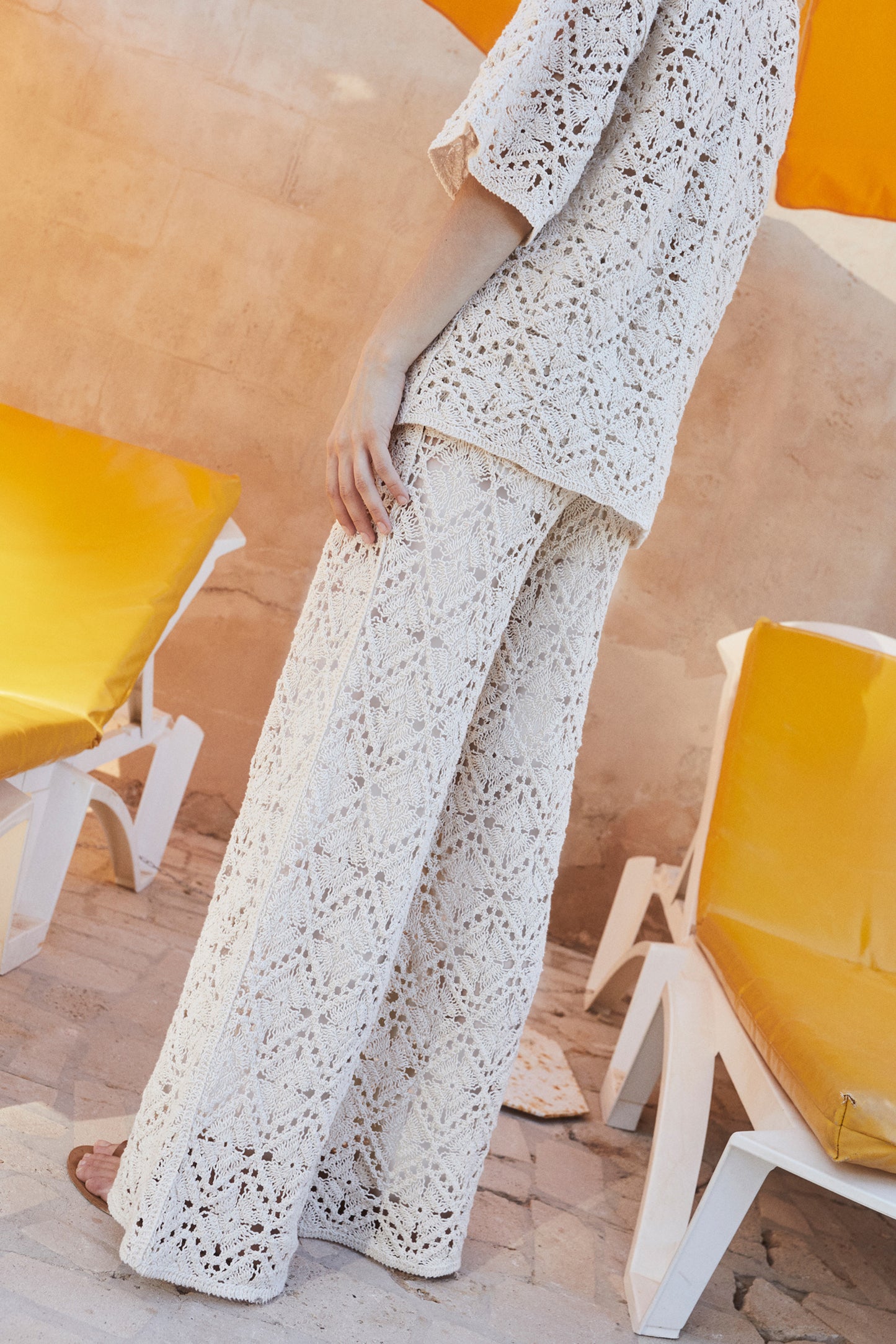 CROCHET CULOTTE PANTS