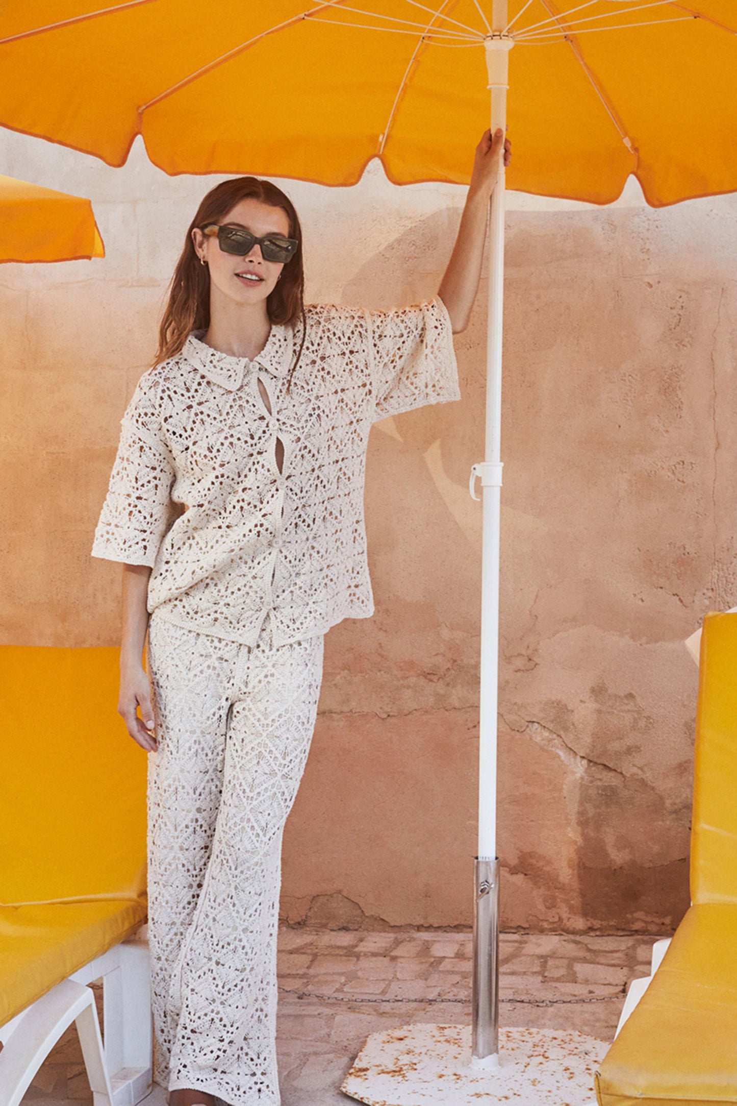 CROCHET CULOTTE PANTS
