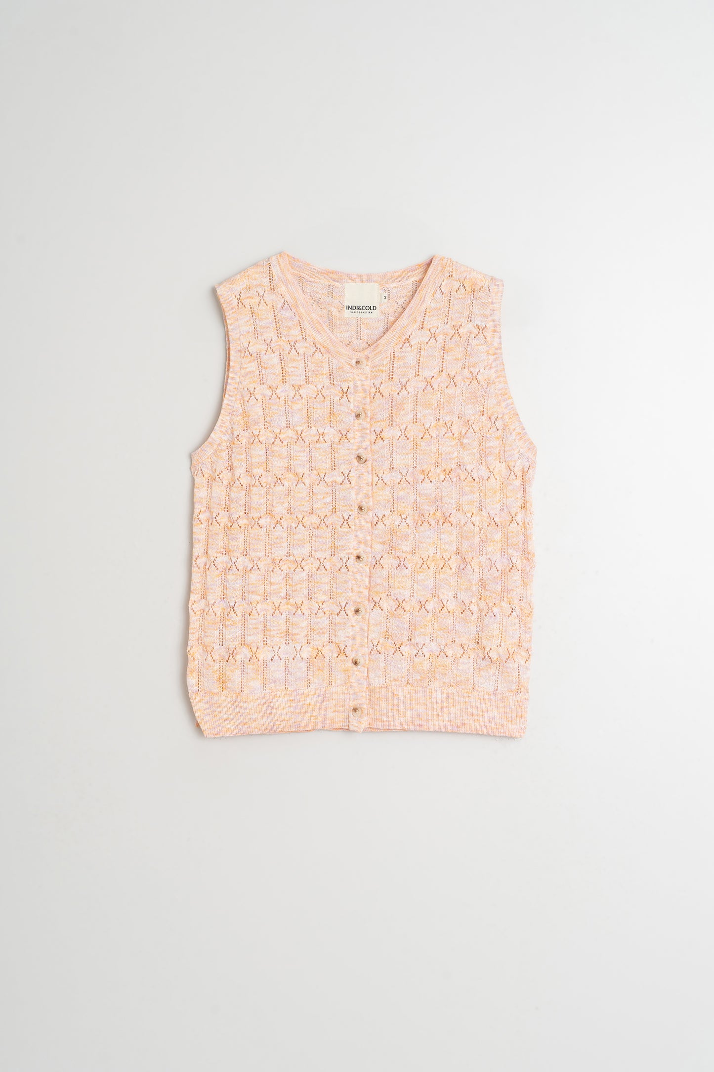 POINTELLE KNIT VEST