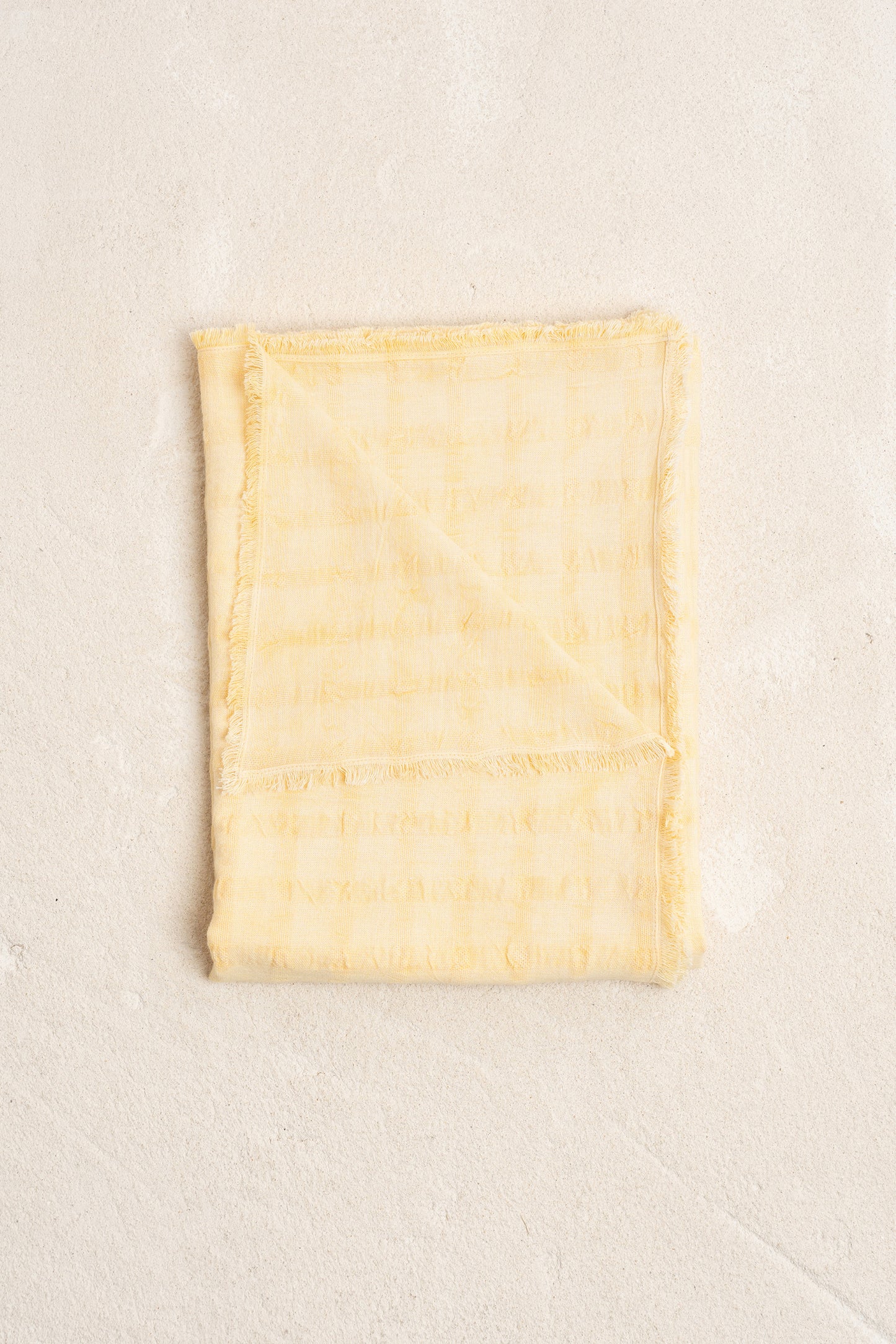 FRAYED-EDGE SCARF