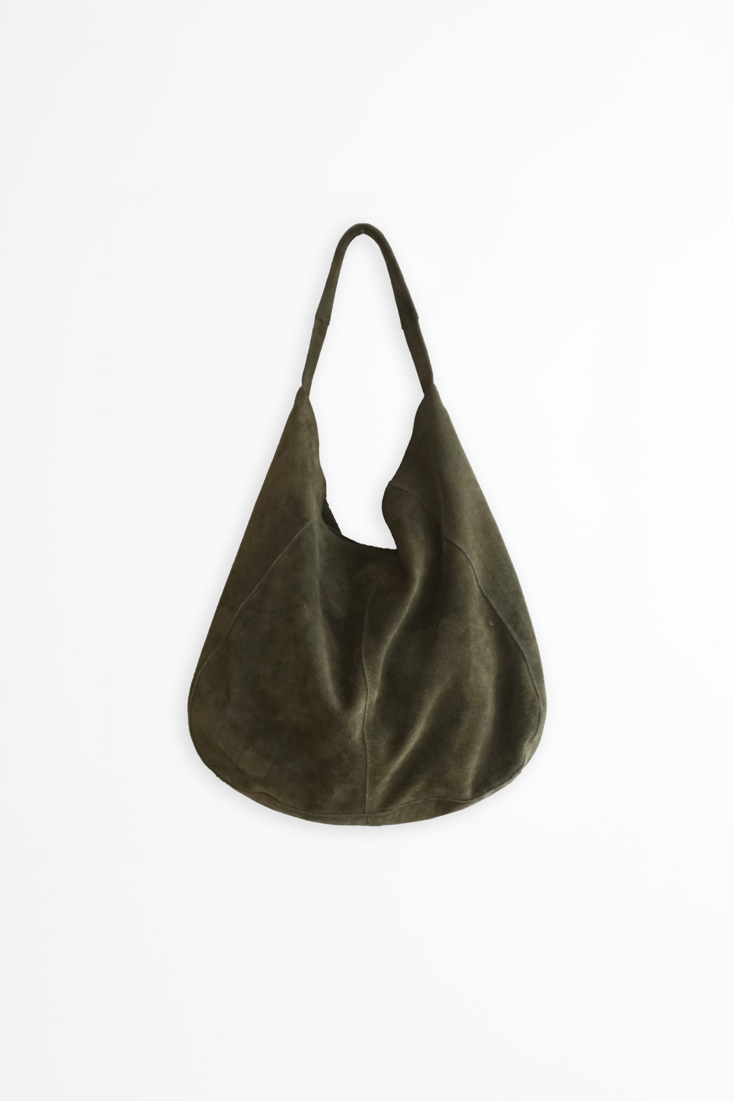 SPLIT LEATHER TOTE BAG