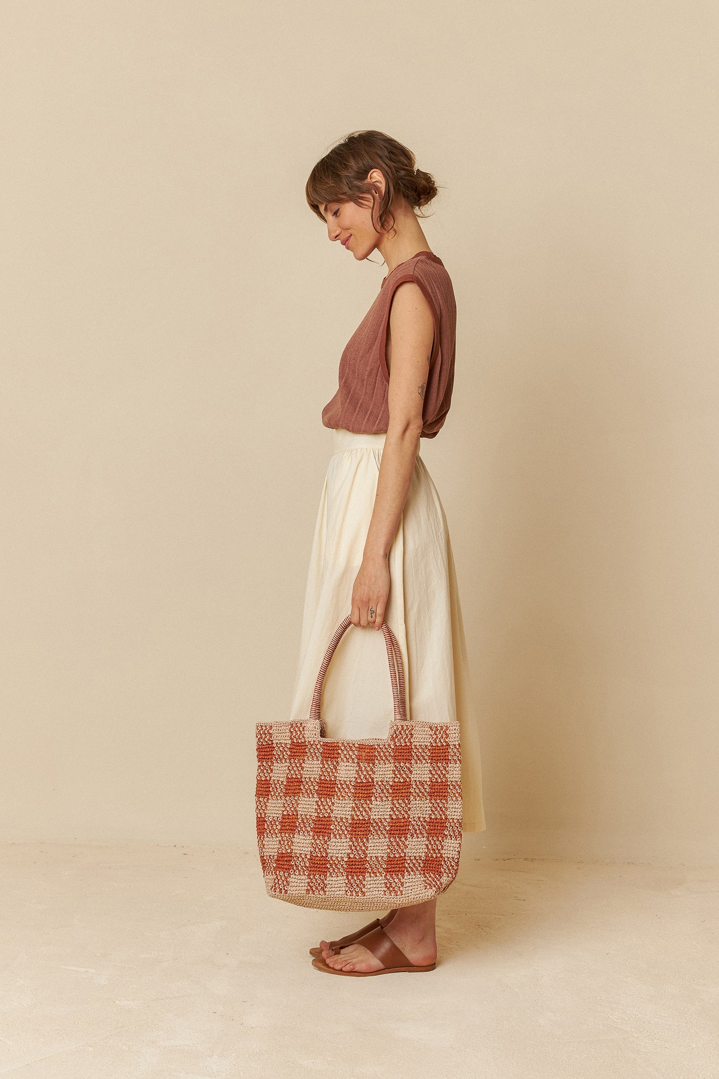 RAFFIA SHOPPER BAG