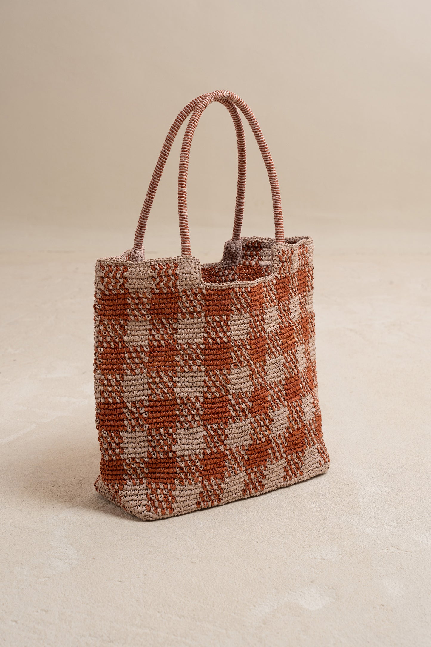RAFFIA SHOPPER BAG
