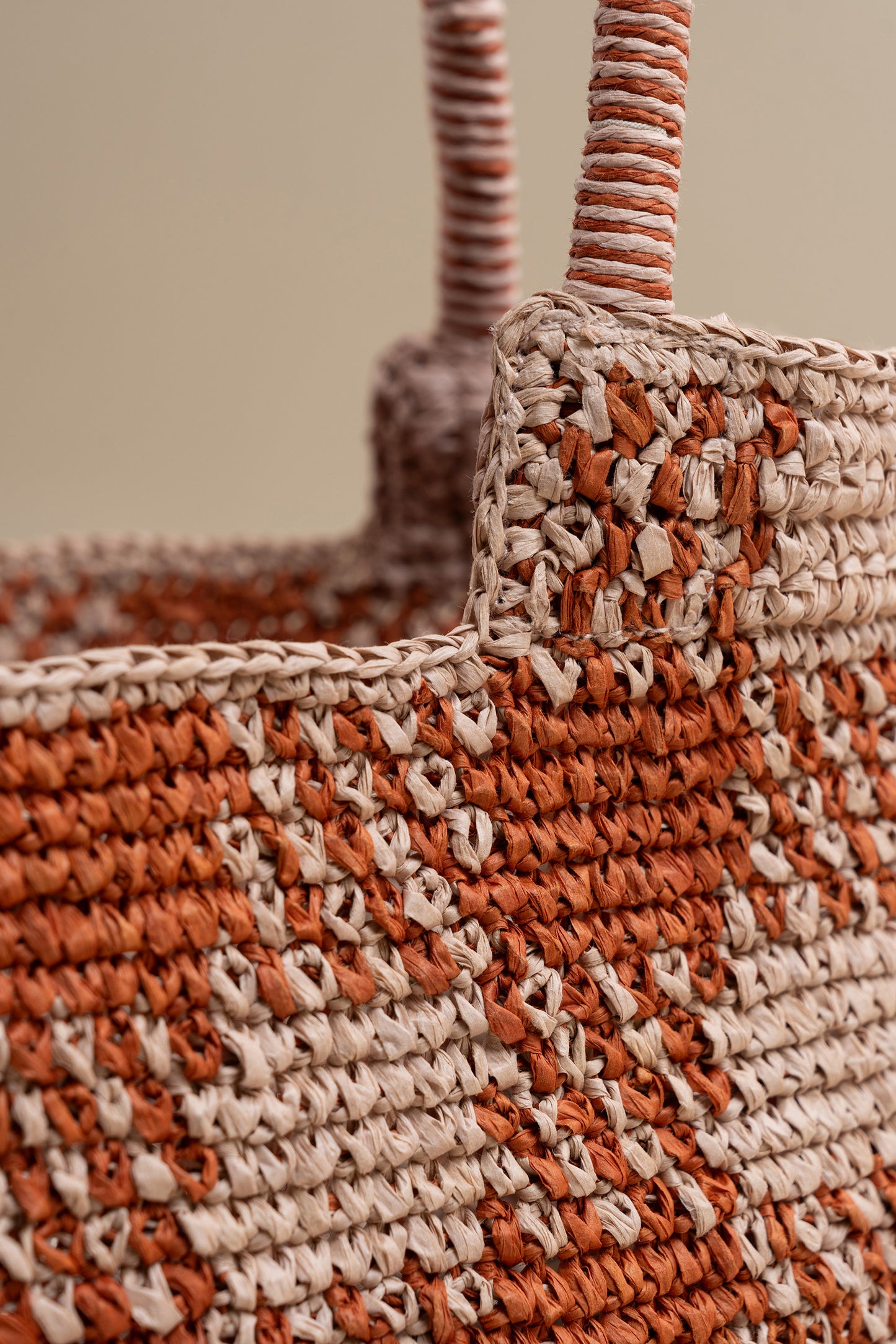RAFFIA SHOPPER BAG