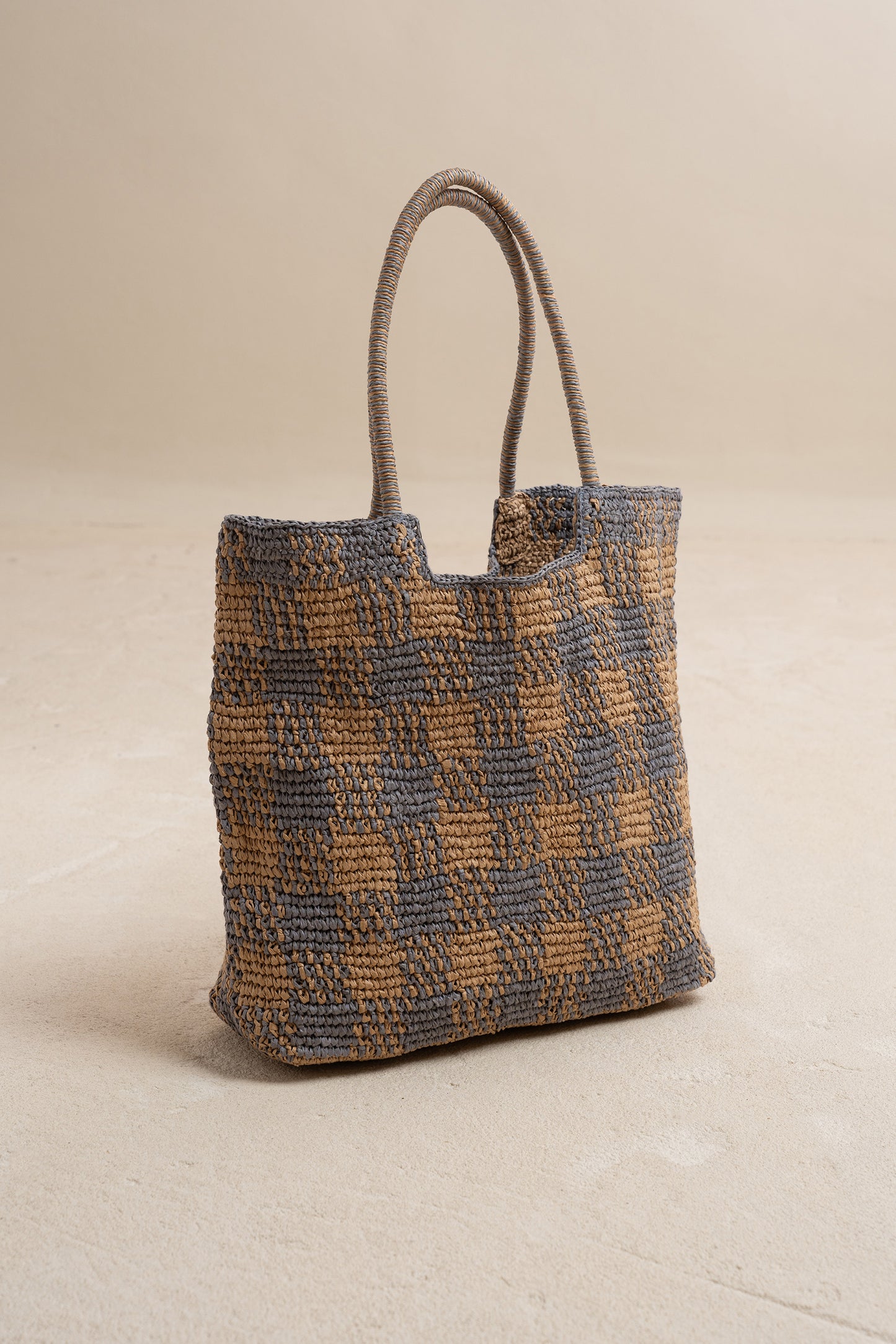 RAFFIA SHOPPER BAG
