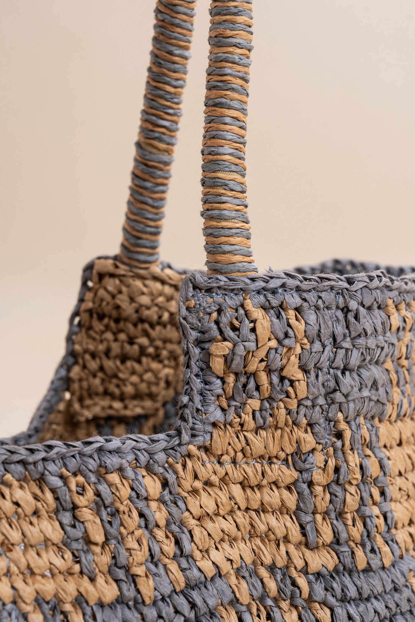 RAFFIA SHOPPER BAG