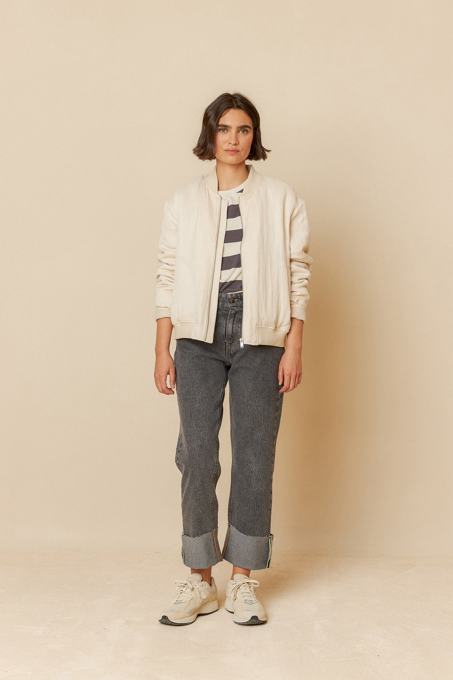 COTTON STRIPED T-SHIRT