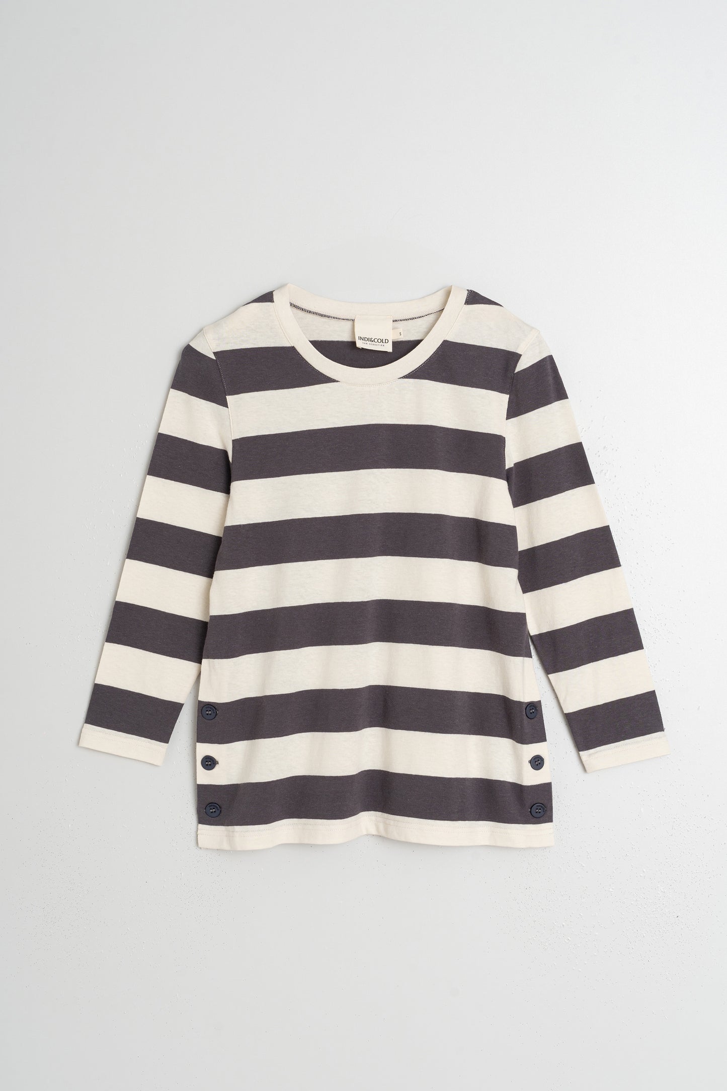 COTTON STRIPED T-SHIRT