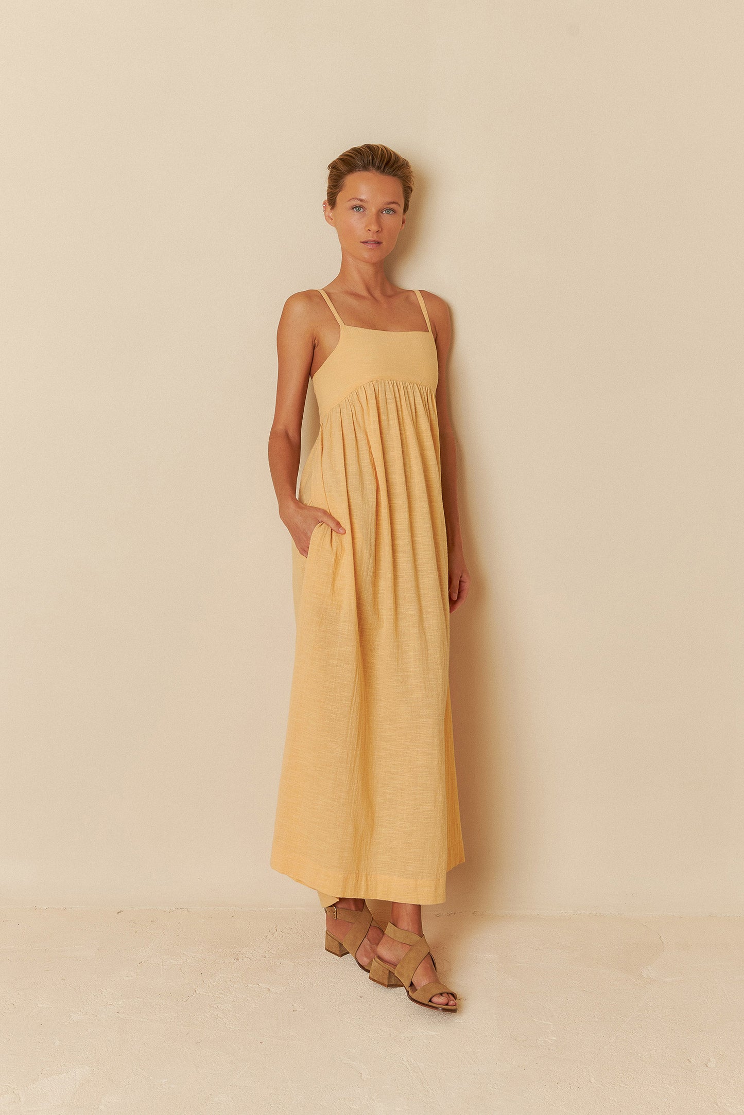 MAXI DRESS WITH STRAPS