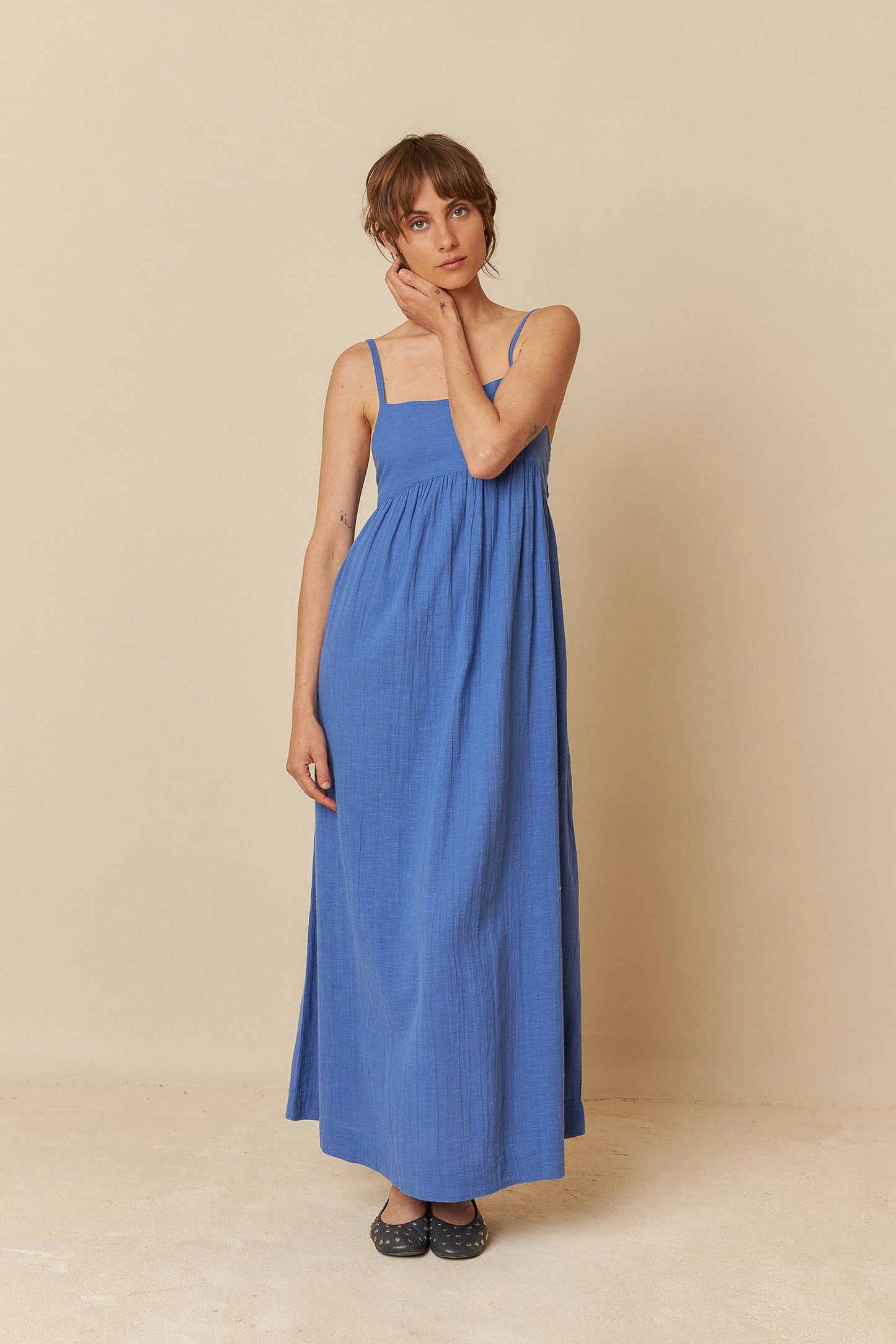 MAXI DRESS WITH STRAPS