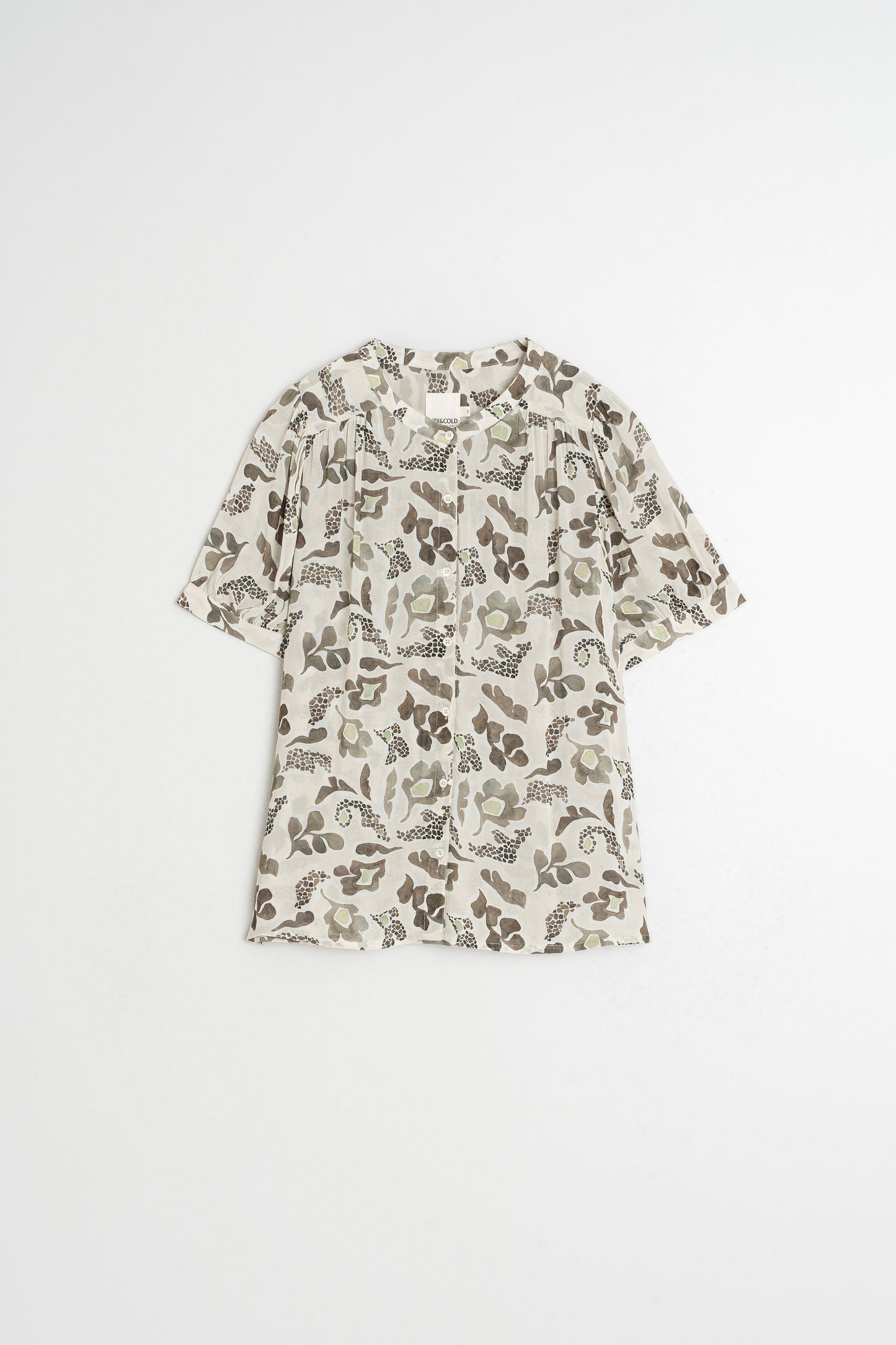 MAXI FLOWER SHIRT