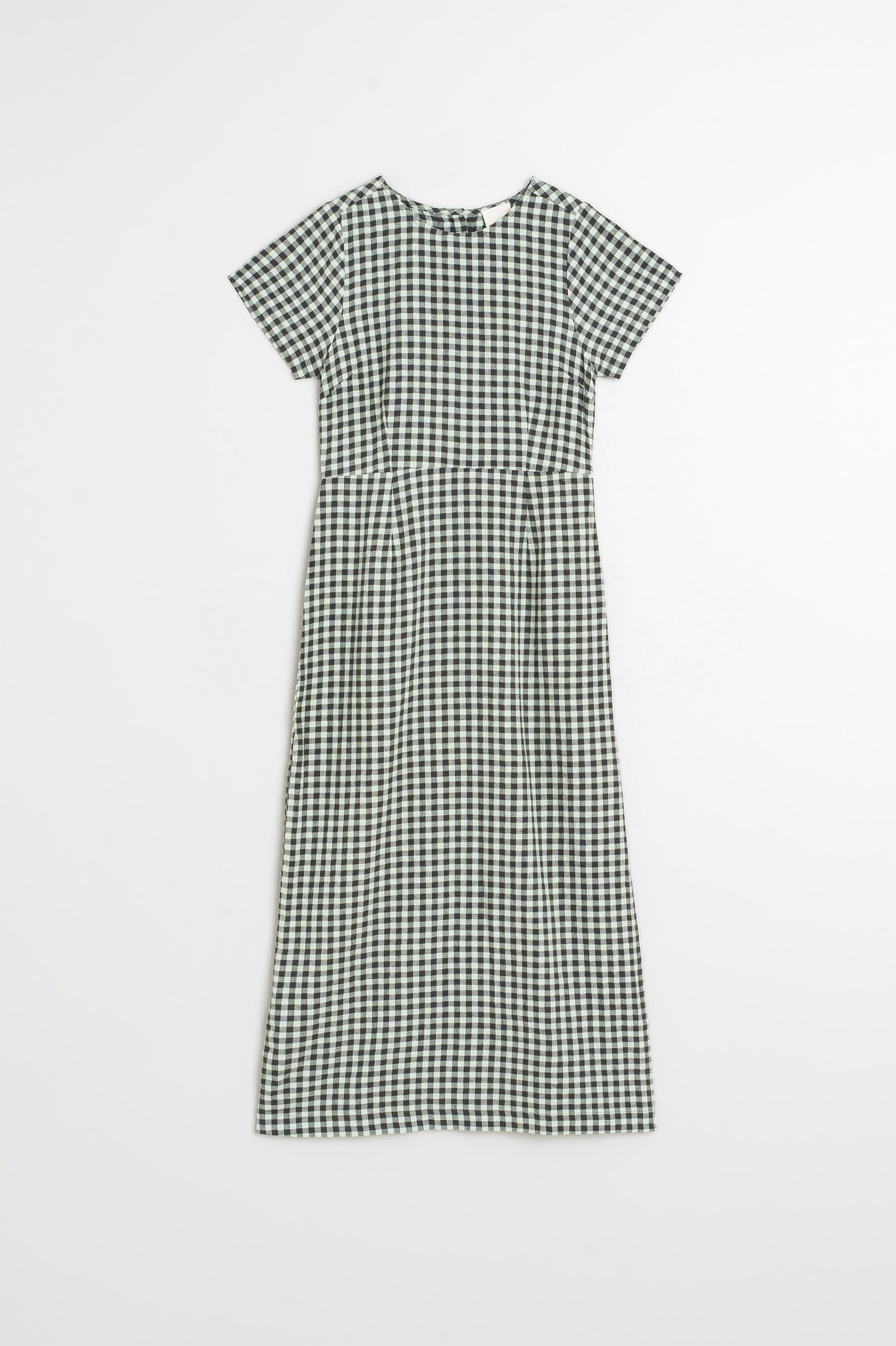 LONG GINGHAM DRESS