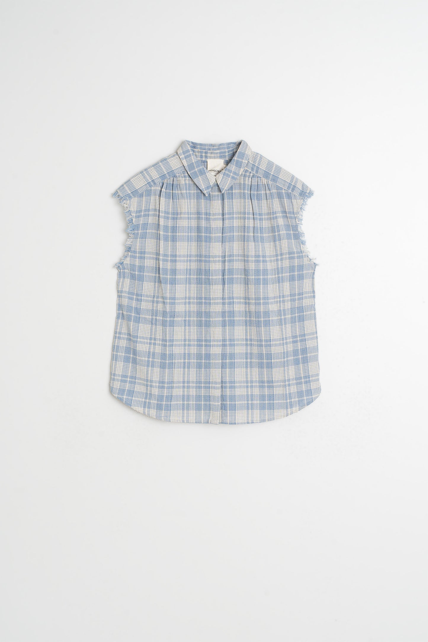 FRAYED COTTON SHIRT