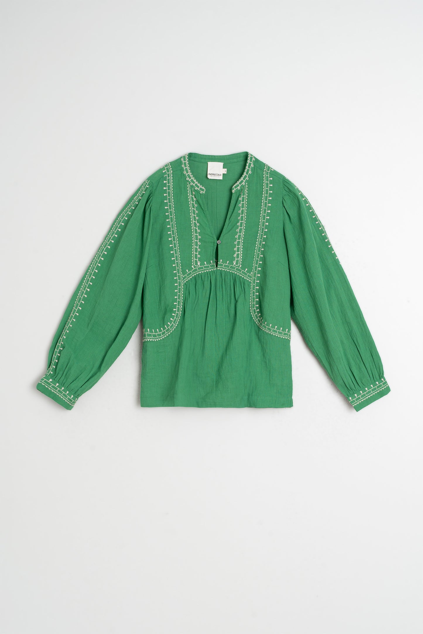 ETHNIC-EMBROIDERY BLOUSE