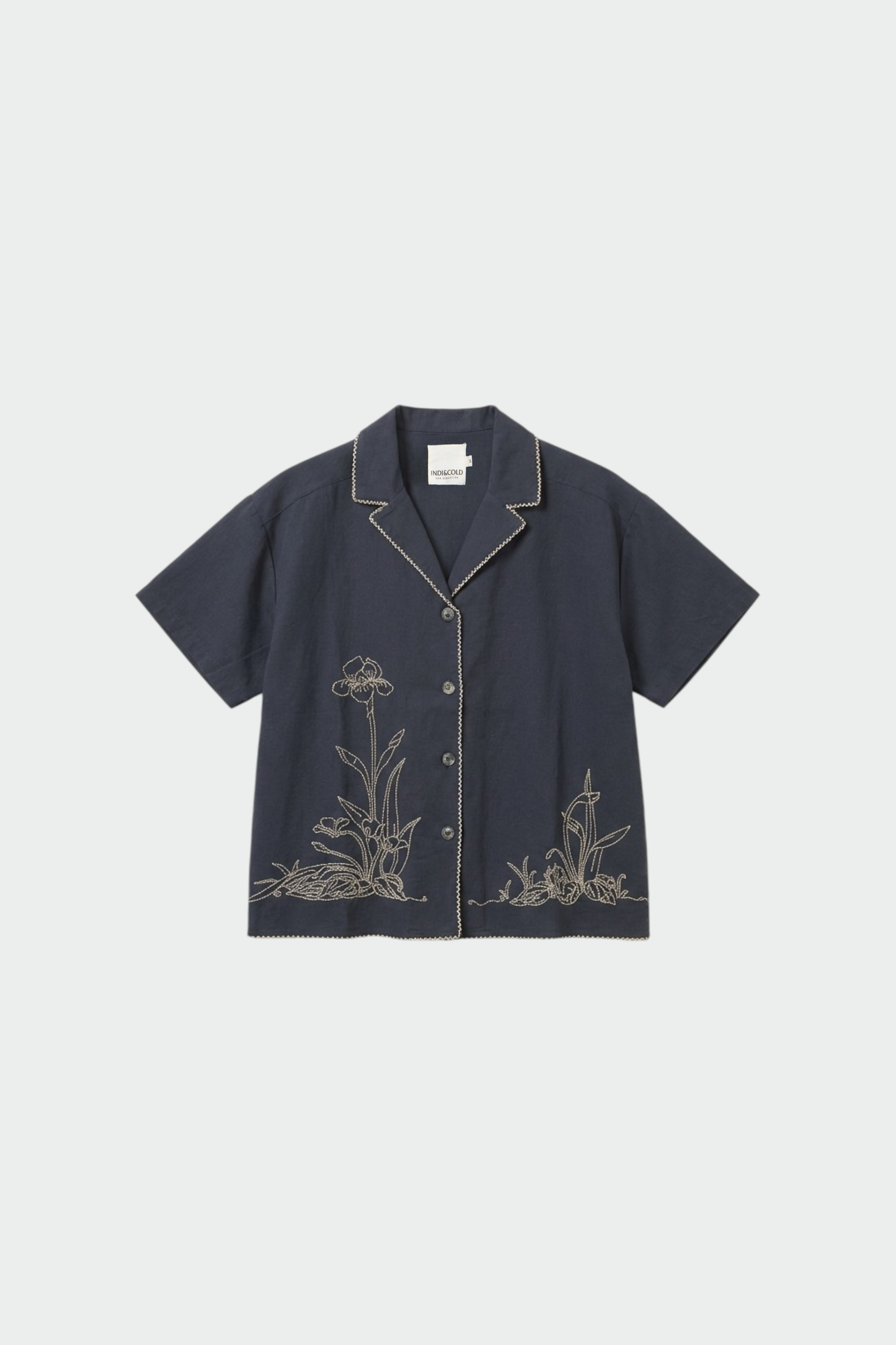 MAXI EMBROIDERED SHIRT