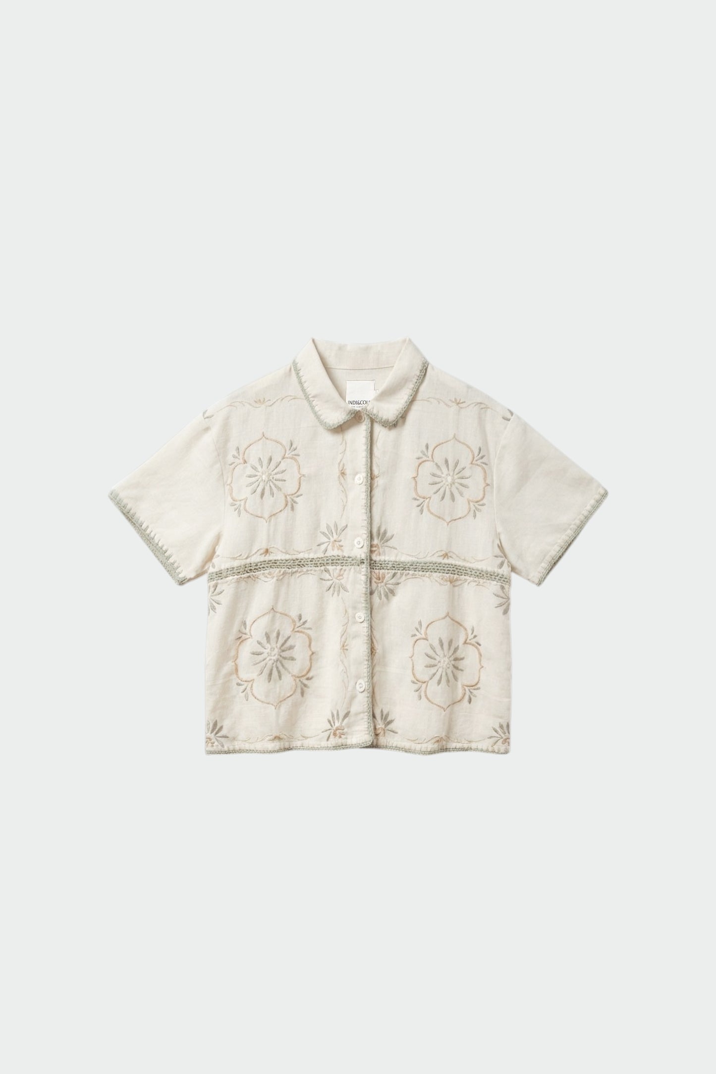 FLORAL EMBROIDERED SHIRT