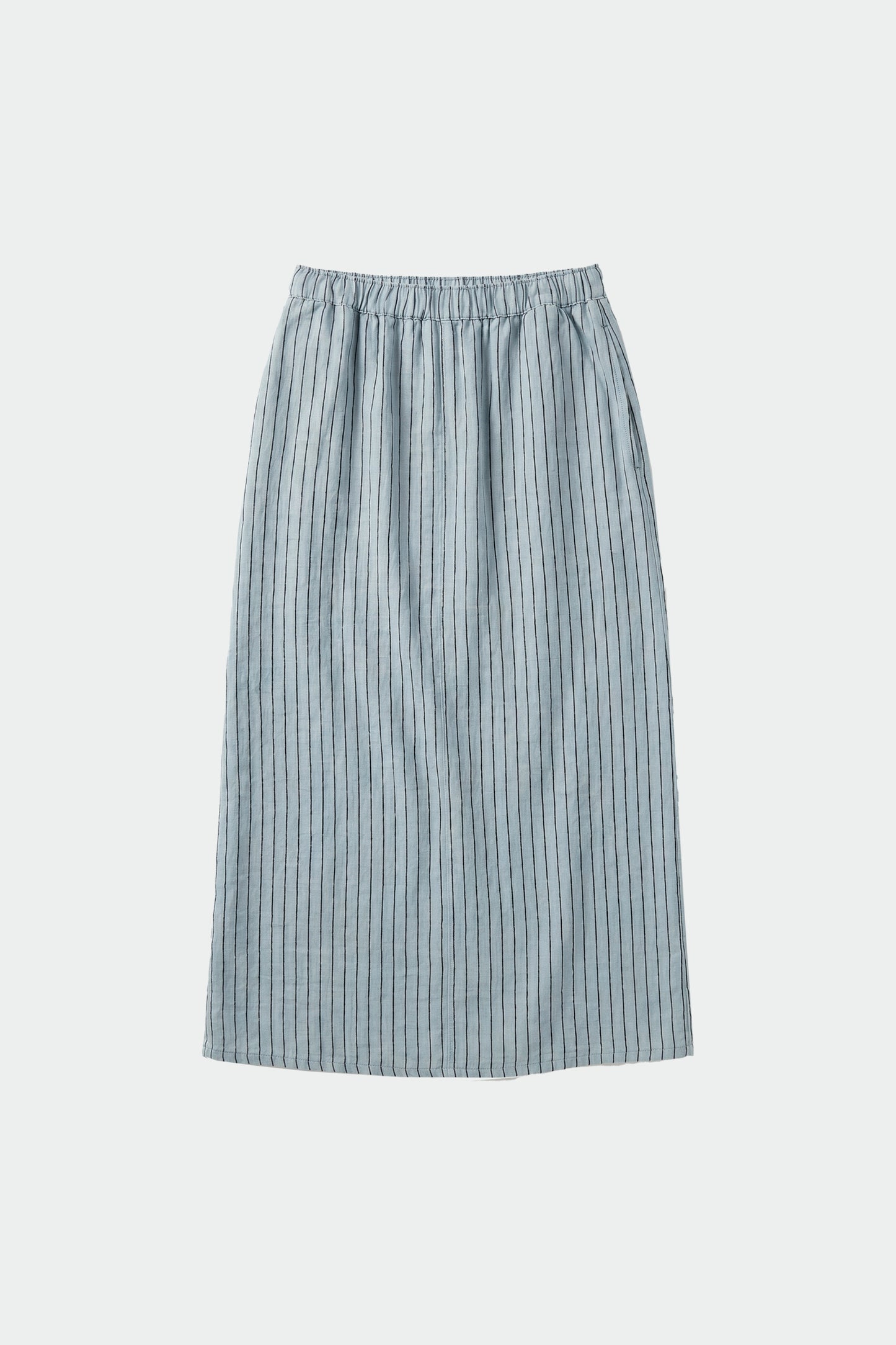 STRIPED LINEN SKIRT