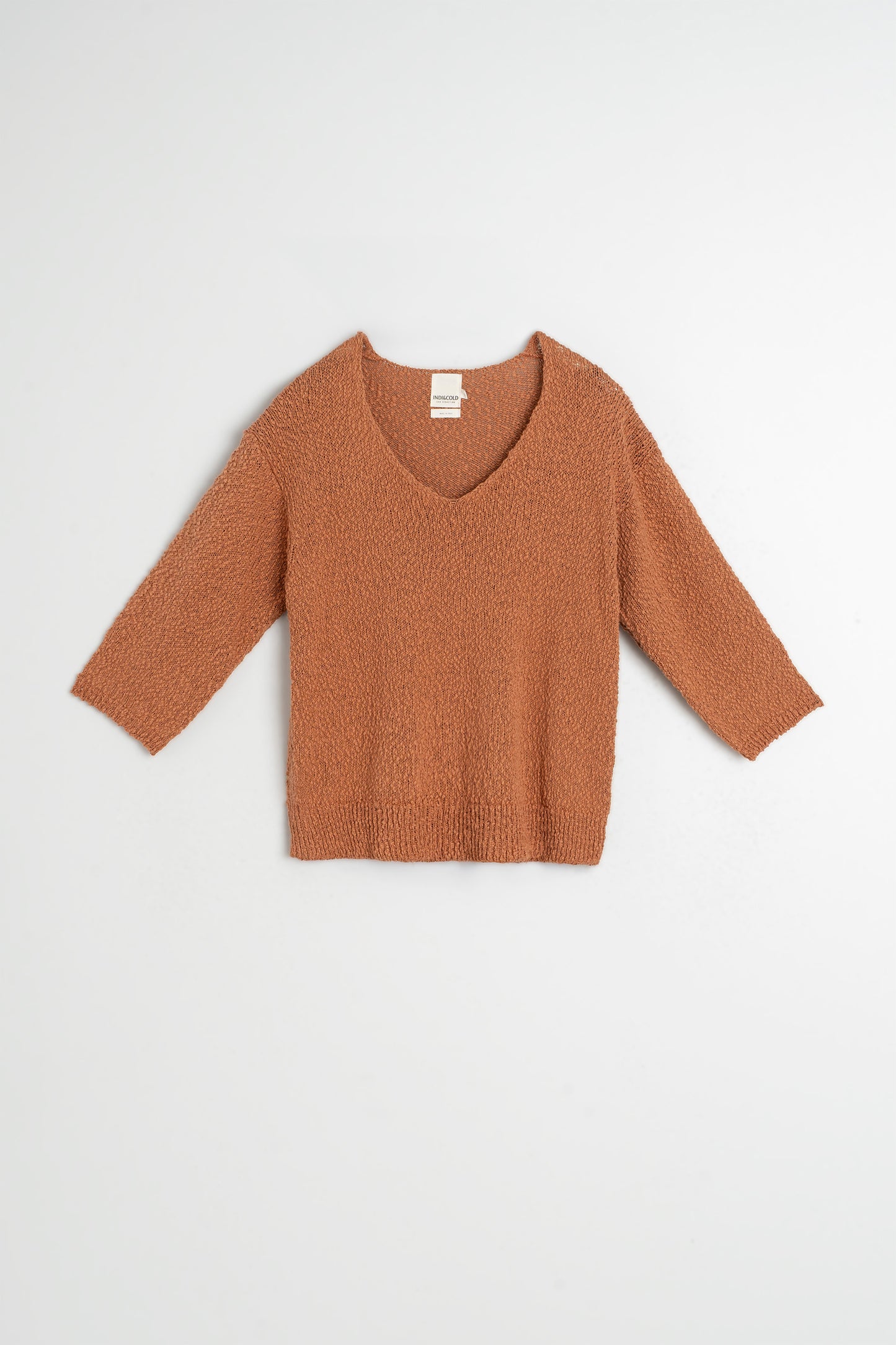 ORGANIC COTTON BOUCLÉ SWEATER
